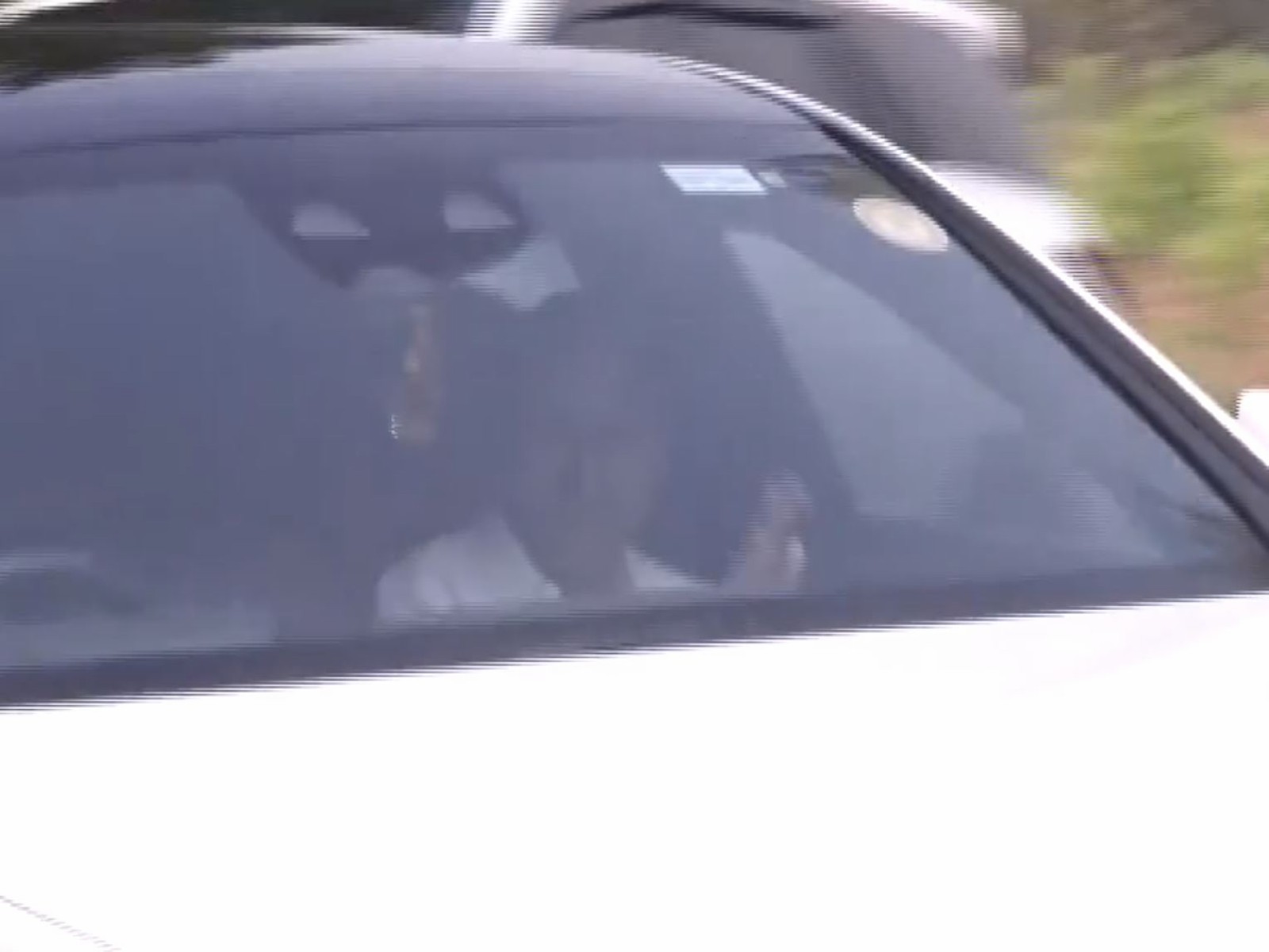 Former CM K Chandrashekhar Rao leaves his Erravalli Farmhouse (Photo/ANI)