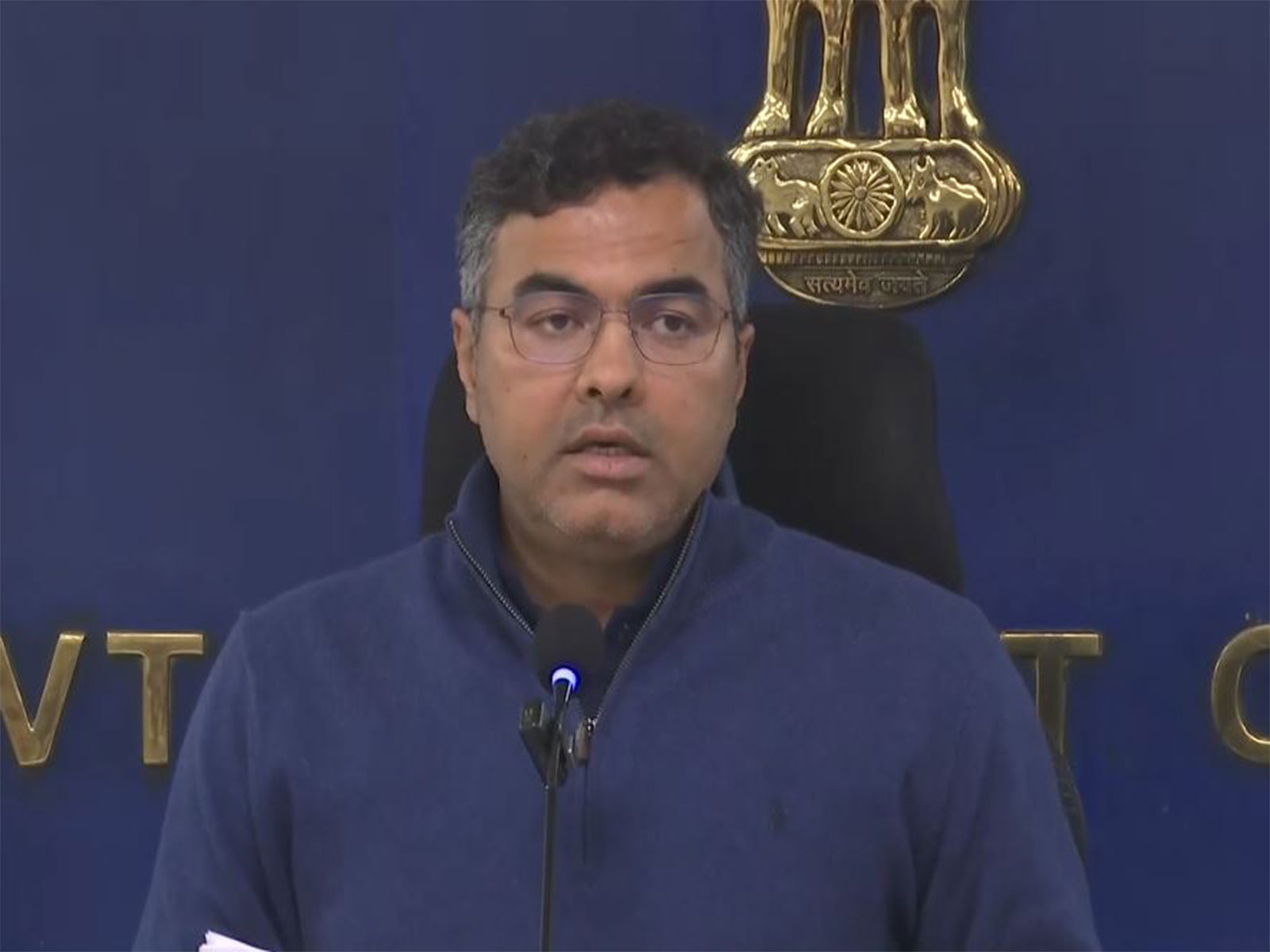 Delhi Water Minister Parvesh Verma (Photo/ANI)