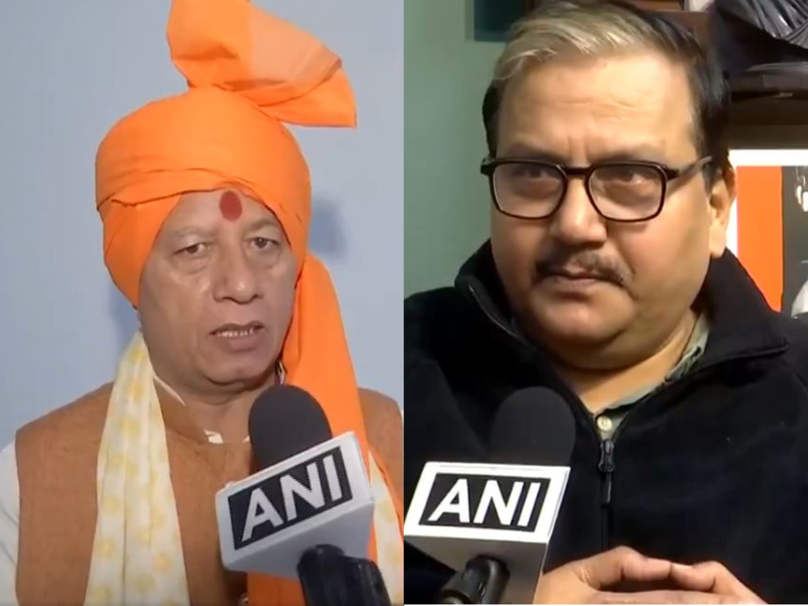 Manoj kumar Jha (R) and Vijay Kumar Sinha (L) (Photo: ANI)