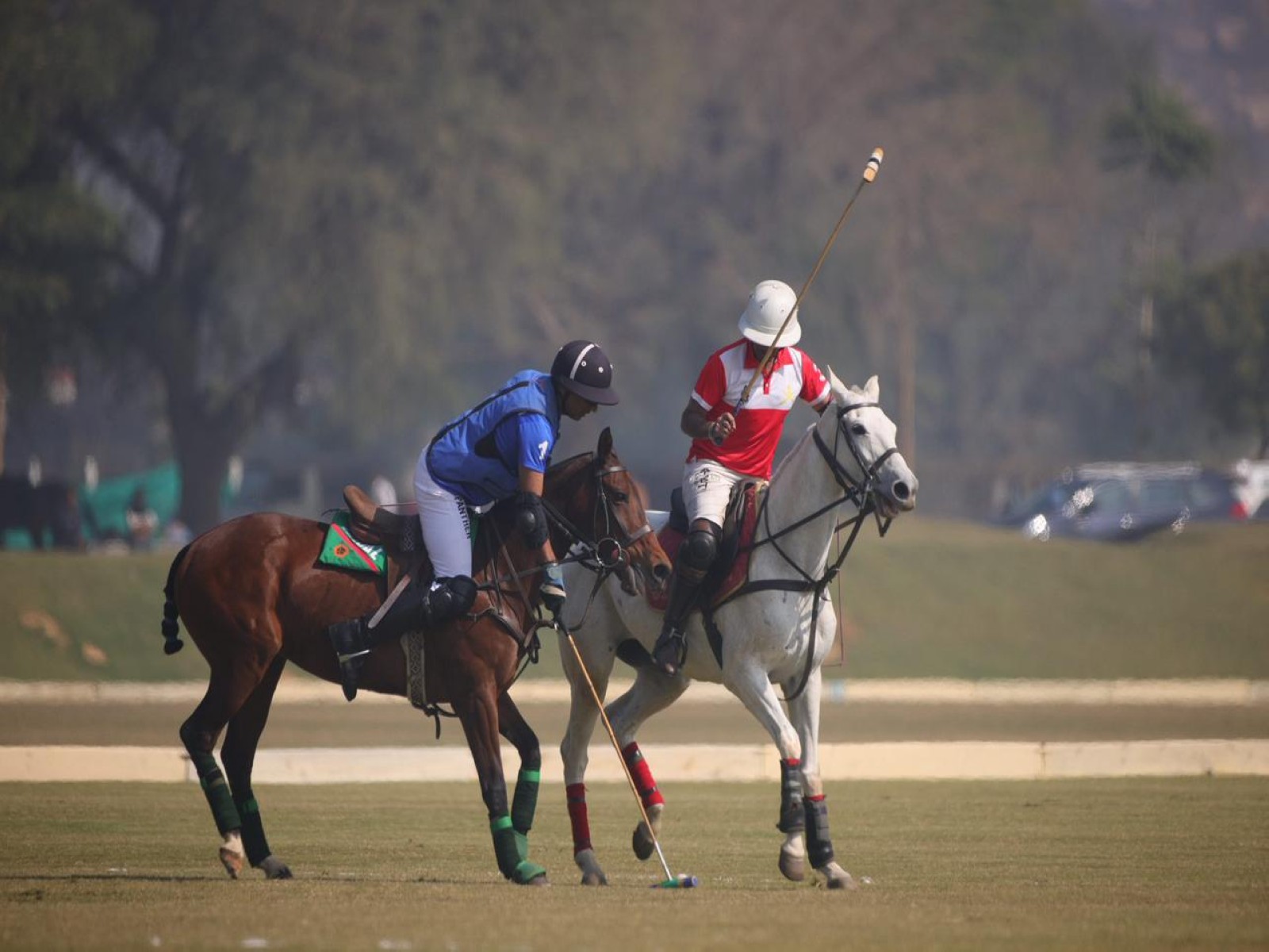 Polo players in action (Photo: Jindal Panther Polo)