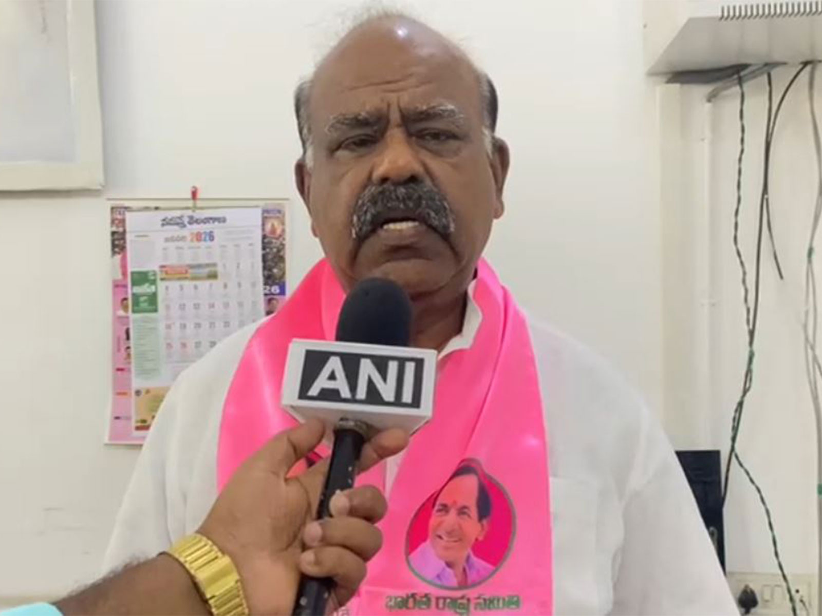 Former Telangana Assembly Speaker and BRS MLC S Madhusudhana Chary (Photo/ANI)