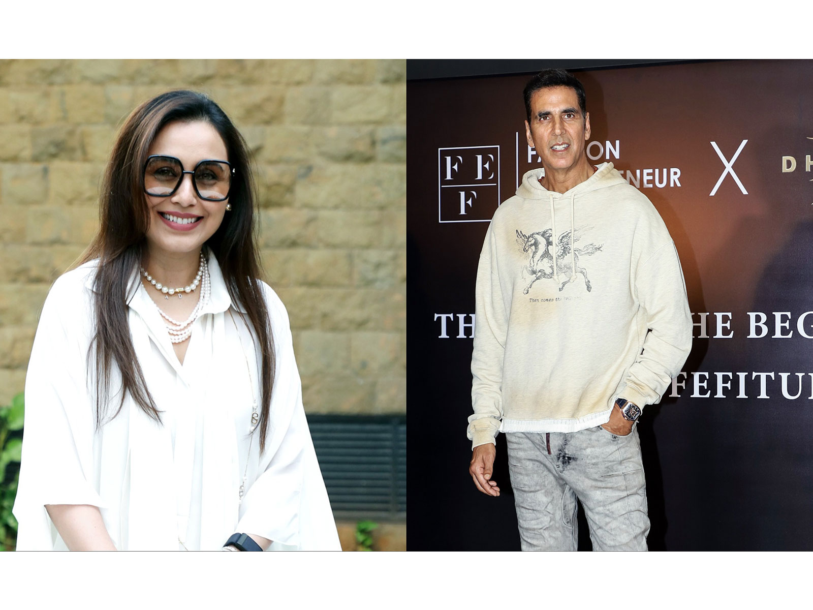 Rani Mukerji, Akshay Kumar (Photo/ANI)