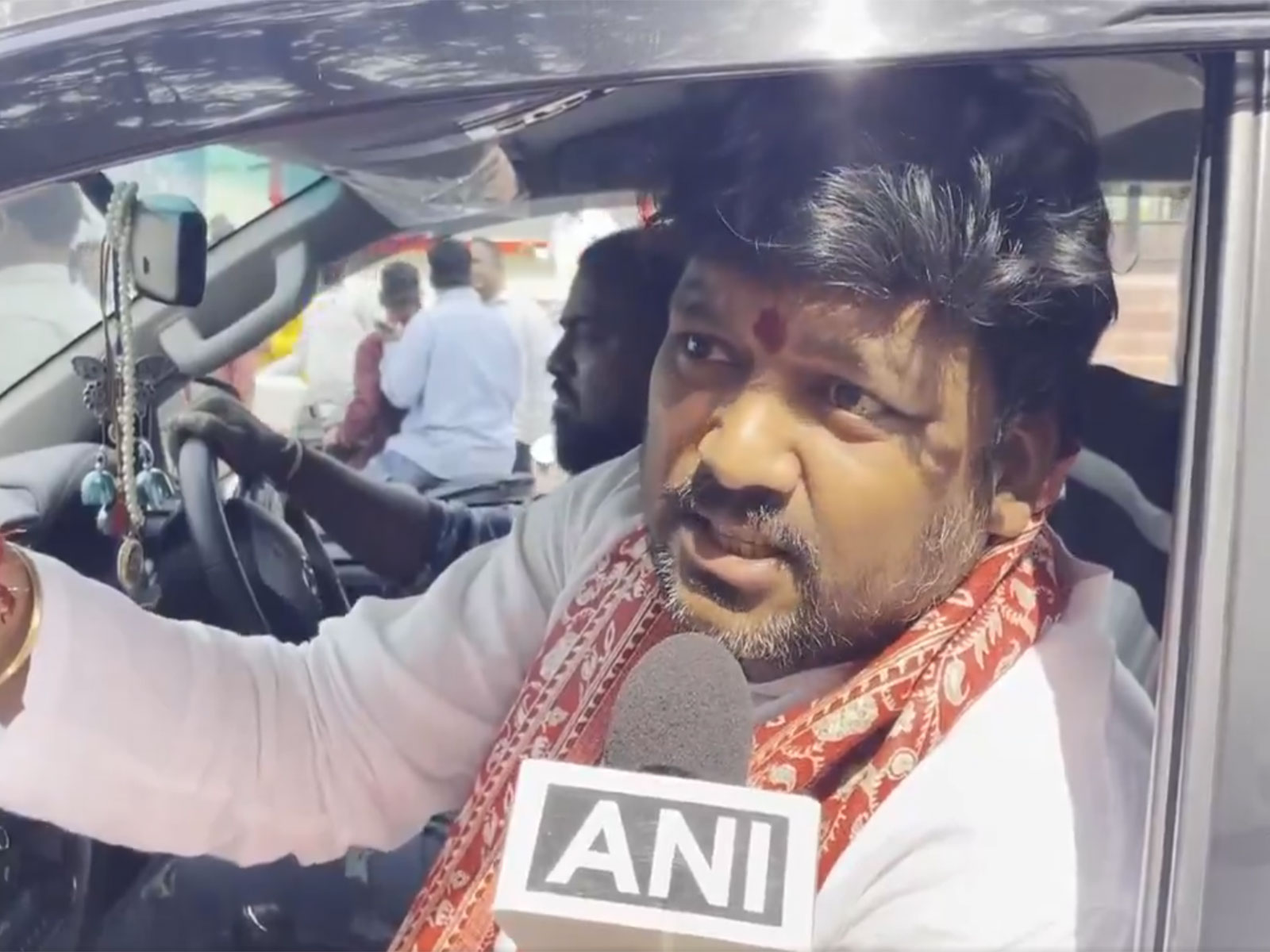 Telangana Fishermen Co-Operative Societies Federation Chairman & Congress Leader Mettu Sai Kumar. (Photo/ANI)