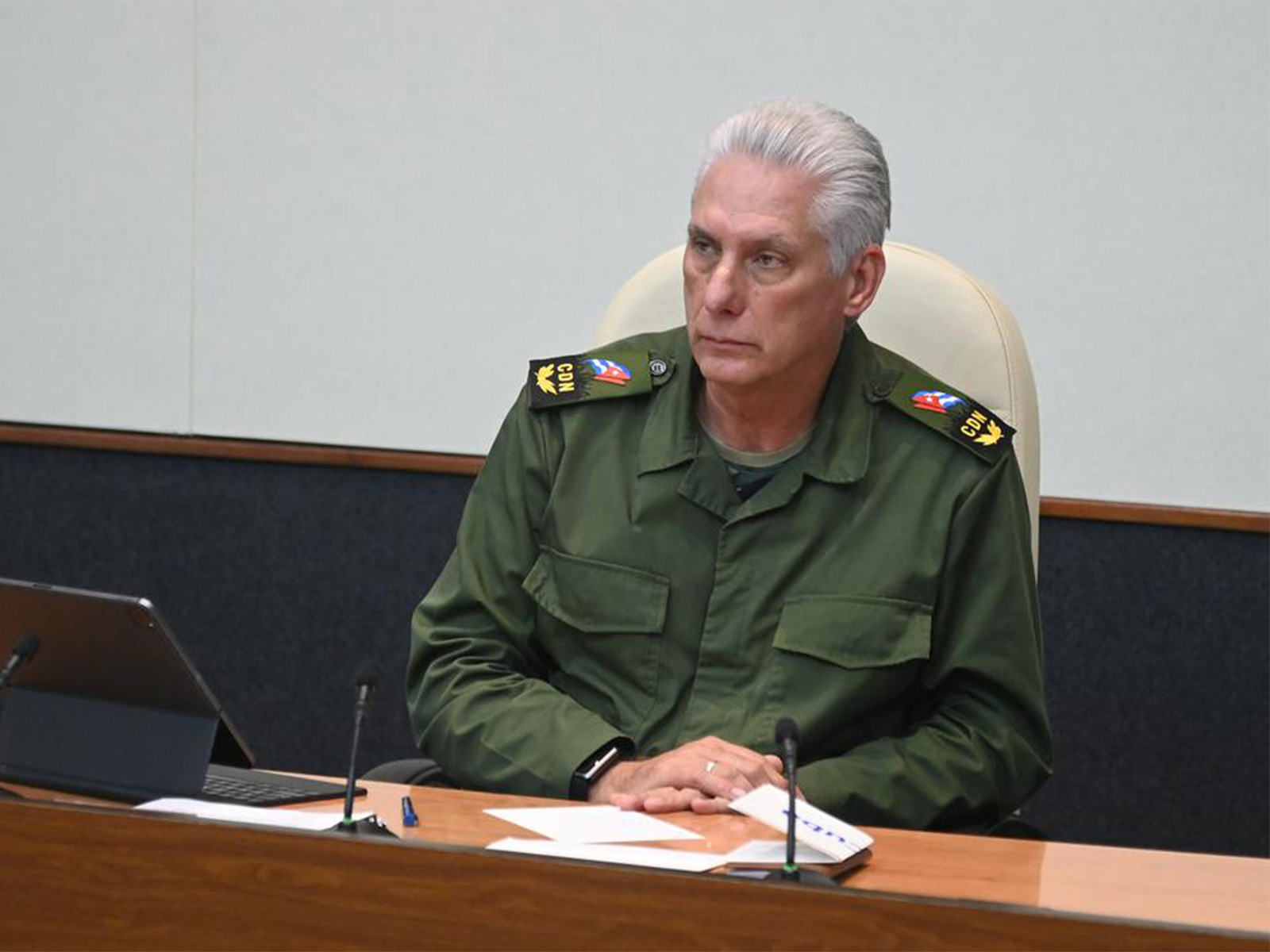 Cuban President Miguel Díaz-Canel Bermúdez (Photo/X@DiazCanelB)
