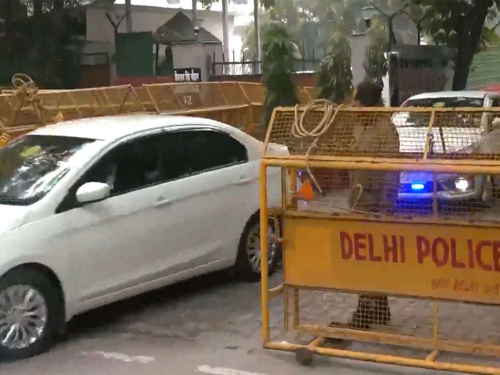 FM Nirmala Sitharaman leaves her residence (Photo: ANI)