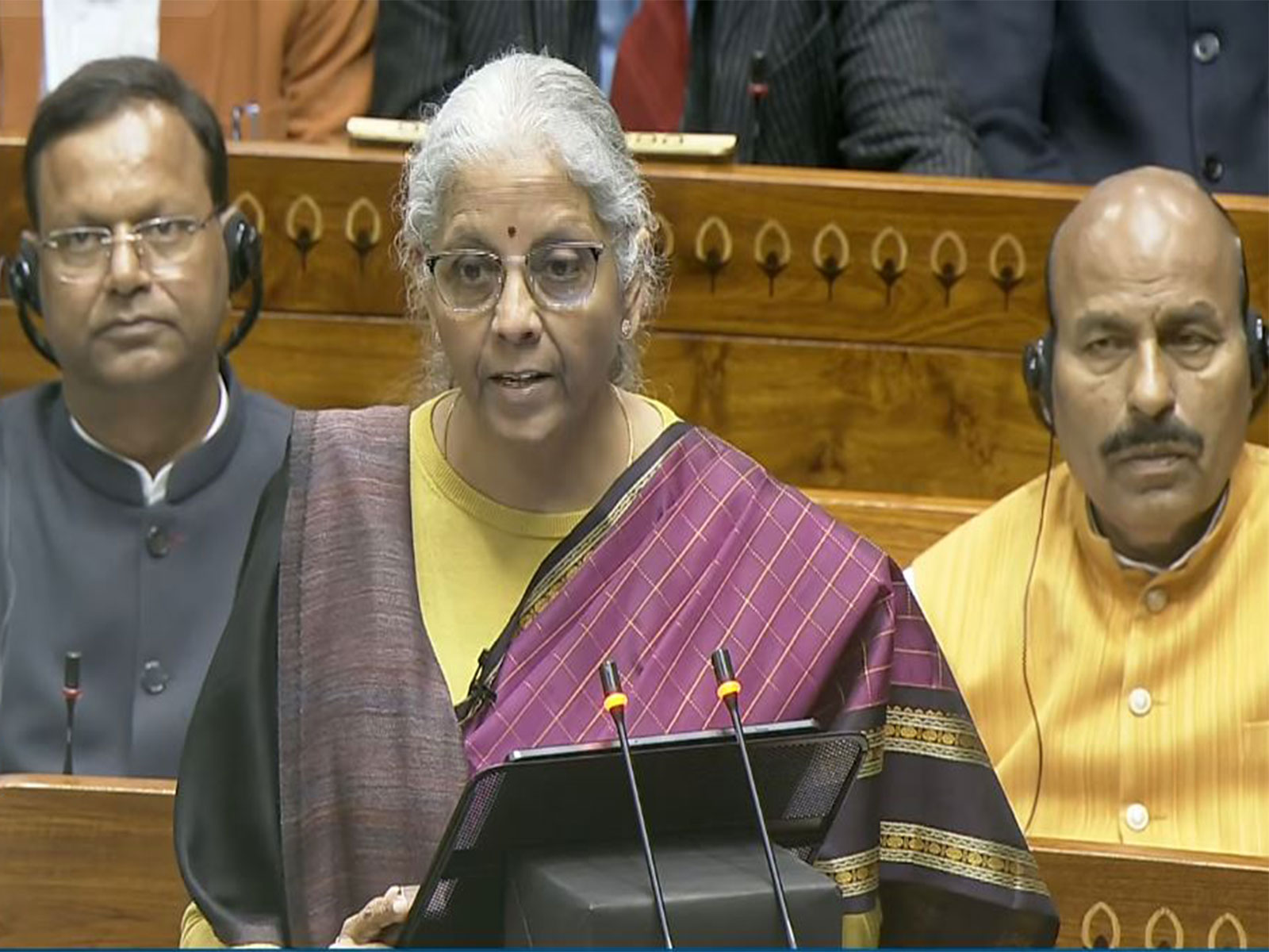 Finance Minister Nirmala Sitharaman (Image: SansadTV)