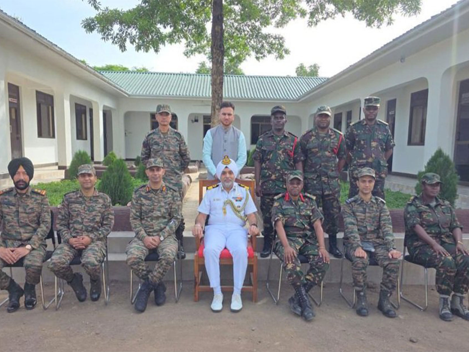 Indian Army Training Team at Tanzania’s School of Infantry (Photo/X/@adgpi) 