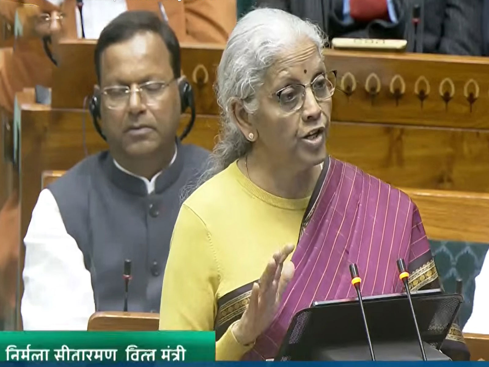 FM Nirmala Sitharaman (Photo-Sansad TV)