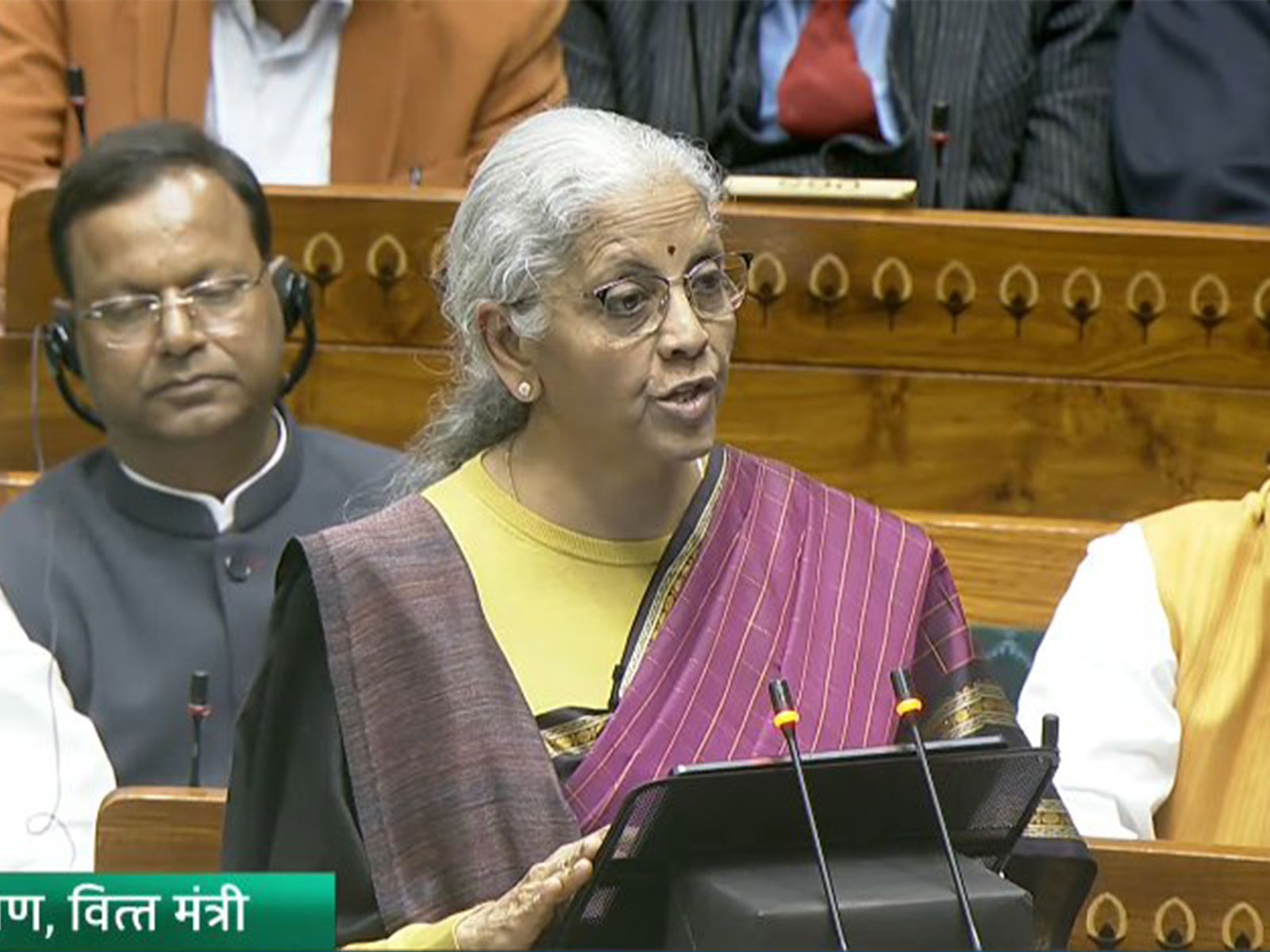 Union Finance Minister Nirmala Sitharaman (Photo: Sansad TV)