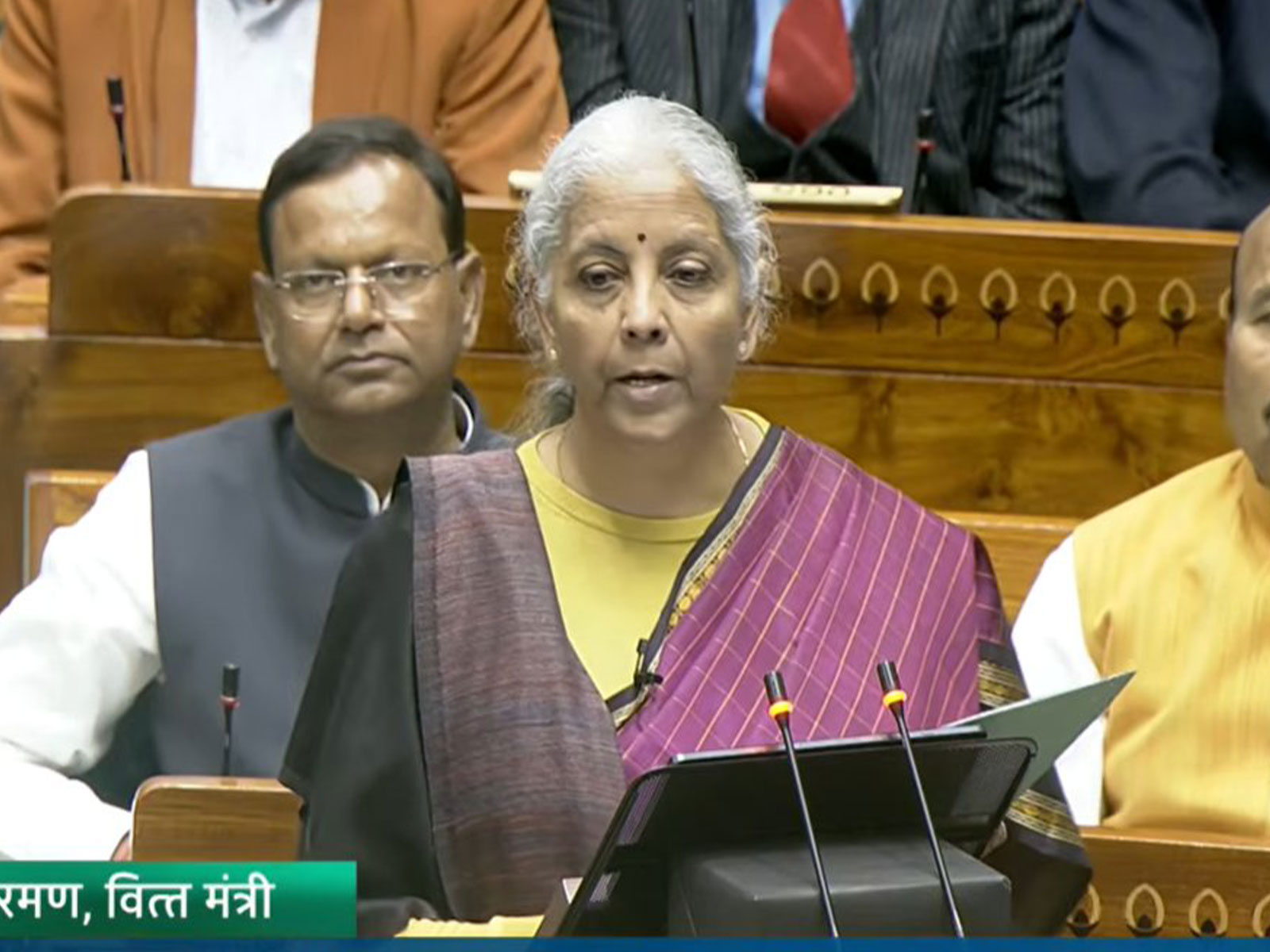 Union Finance Minister Nirmala Sitharaman (Photo: Sansad TV)