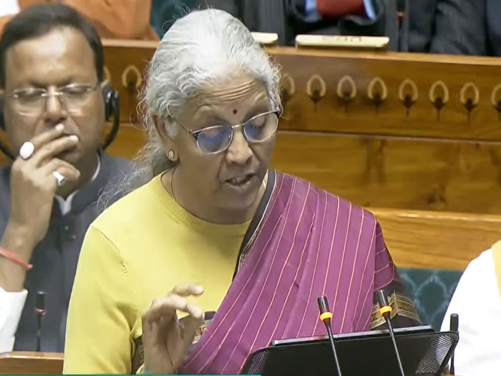 Union Finance Minister Nirmala Sitharaman (Photo/Sansad TV)
