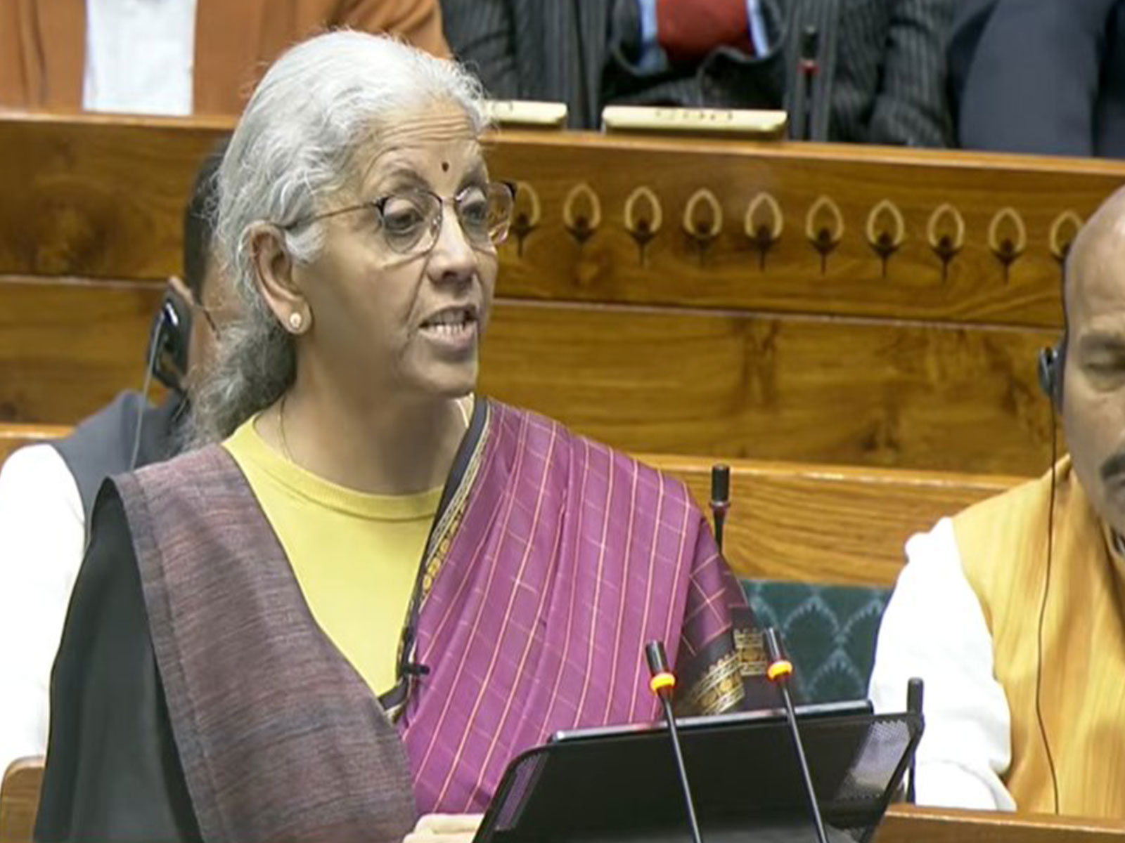 Finance Minister Nirmala Sitharaman (Image: SansadTV)
