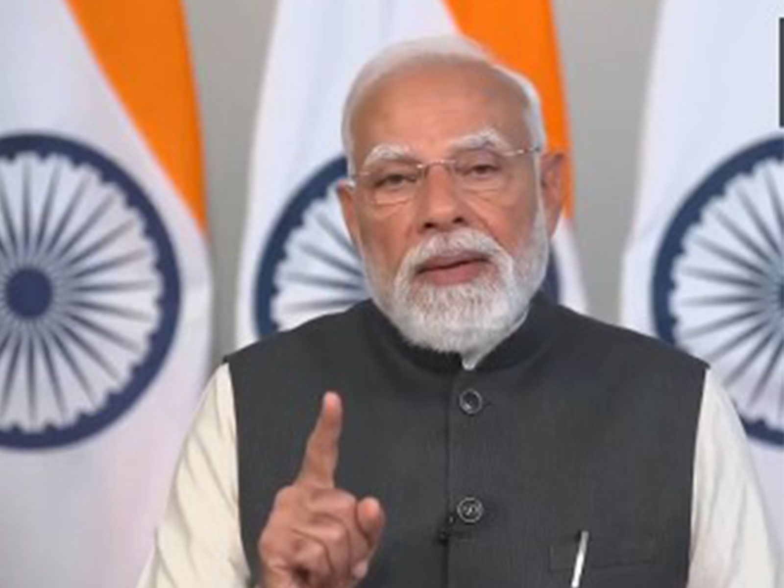 Prime Minister Narendra Modi addresses the nation after Budget 2026. (Photo/DD)