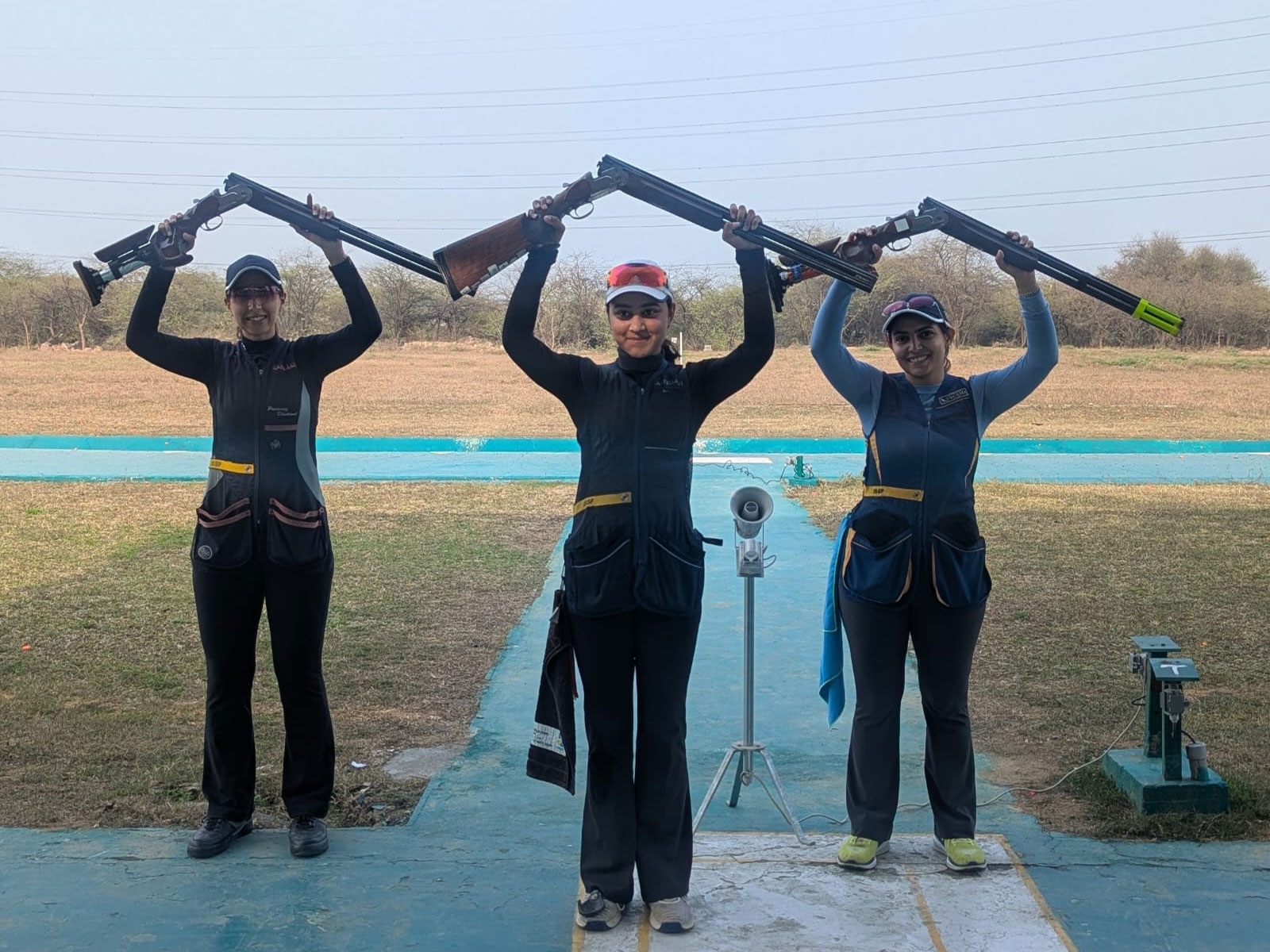 Skeet T2 women winners. (Photo: NRAI)