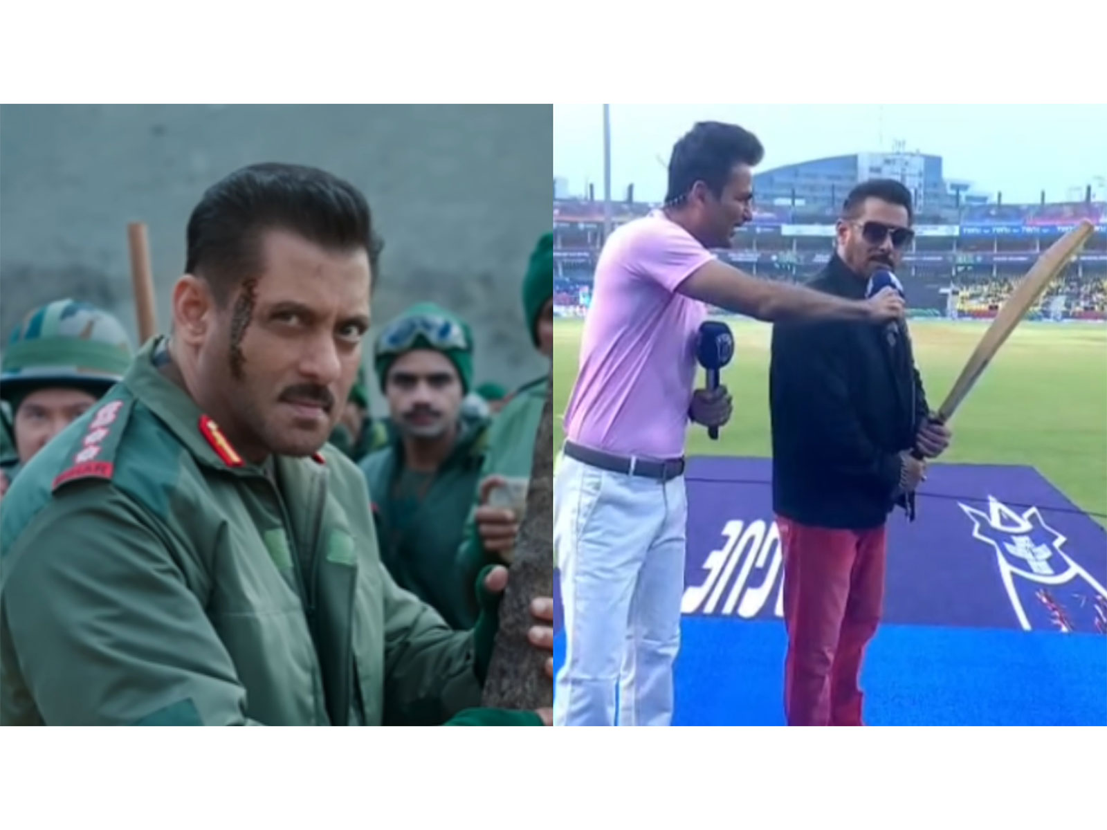 Salman Khan reacts to 'Battle of Galwan' trolling (Photo/Instagram@ispl_t10@beingsalmankhan) Salman Khan reacts to 'Battle of Galwan' trolling (Photo/Instagram@ispl_t10@beingsalmankhan)