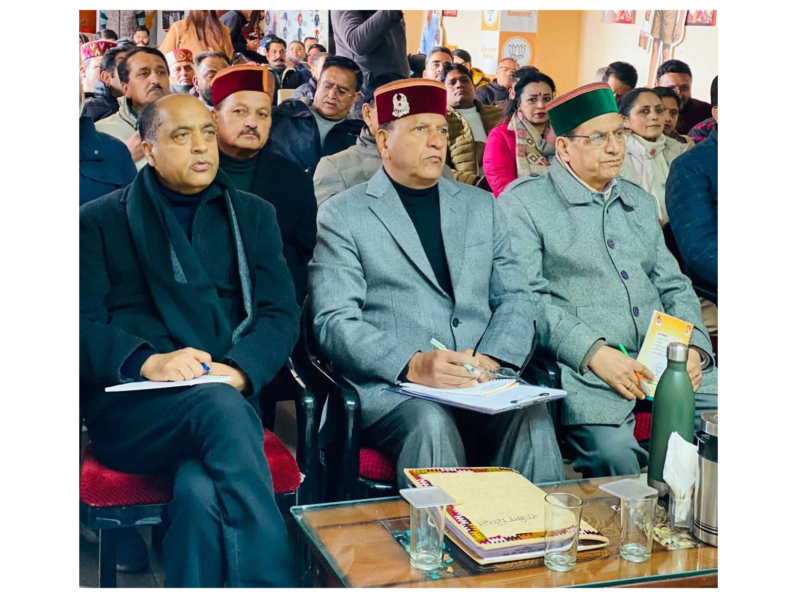 Himachal Pradesh BJP Chief Rajeev Bindal watching Union Budget (Photo/X@rajeevbindal) Himachal Pradesh BJP Chief Rajeev Bindal watching Union Budget (Photo/X@rajeevbindal)