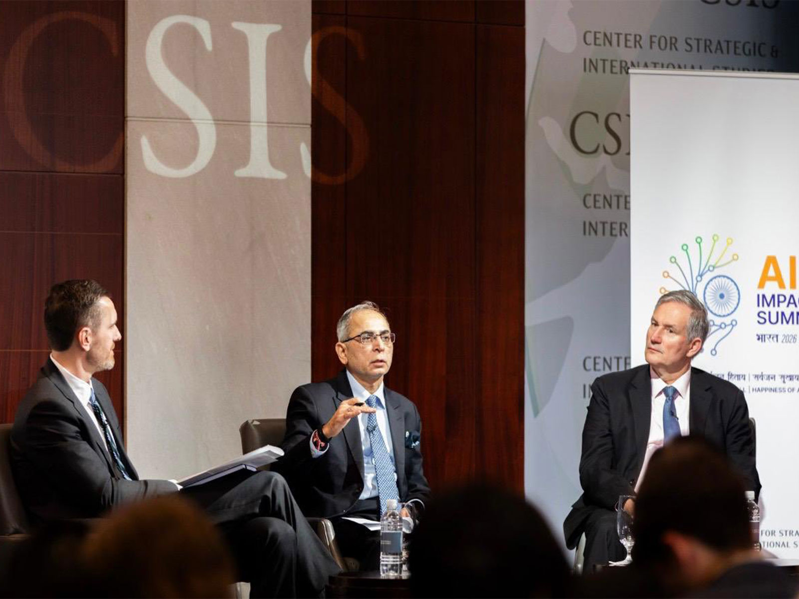 Indian Ambassador to the US Vinay Mohan Kwatra participates in a Pre-AI Summit panel (Photo: X/@AmbVMKwatra)