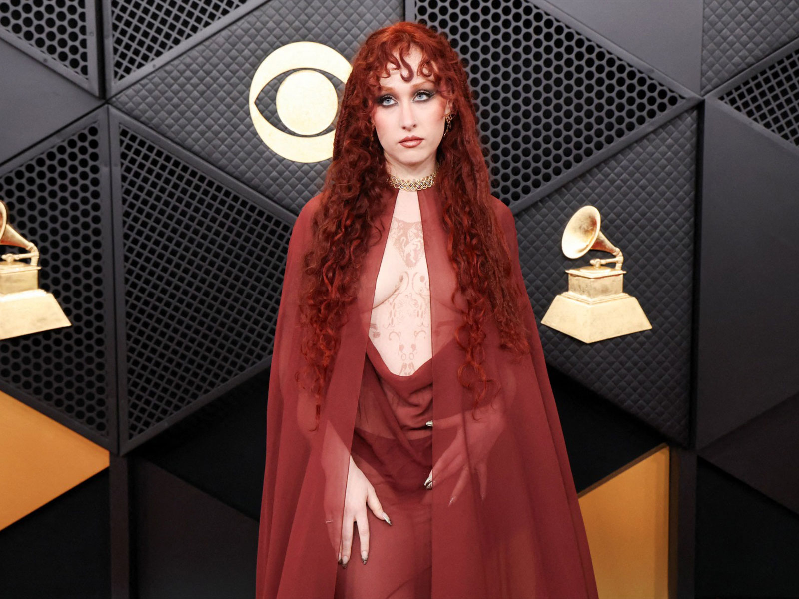 Chappell Roan stuns at 2026 Grammys in sheer Mugler Gown