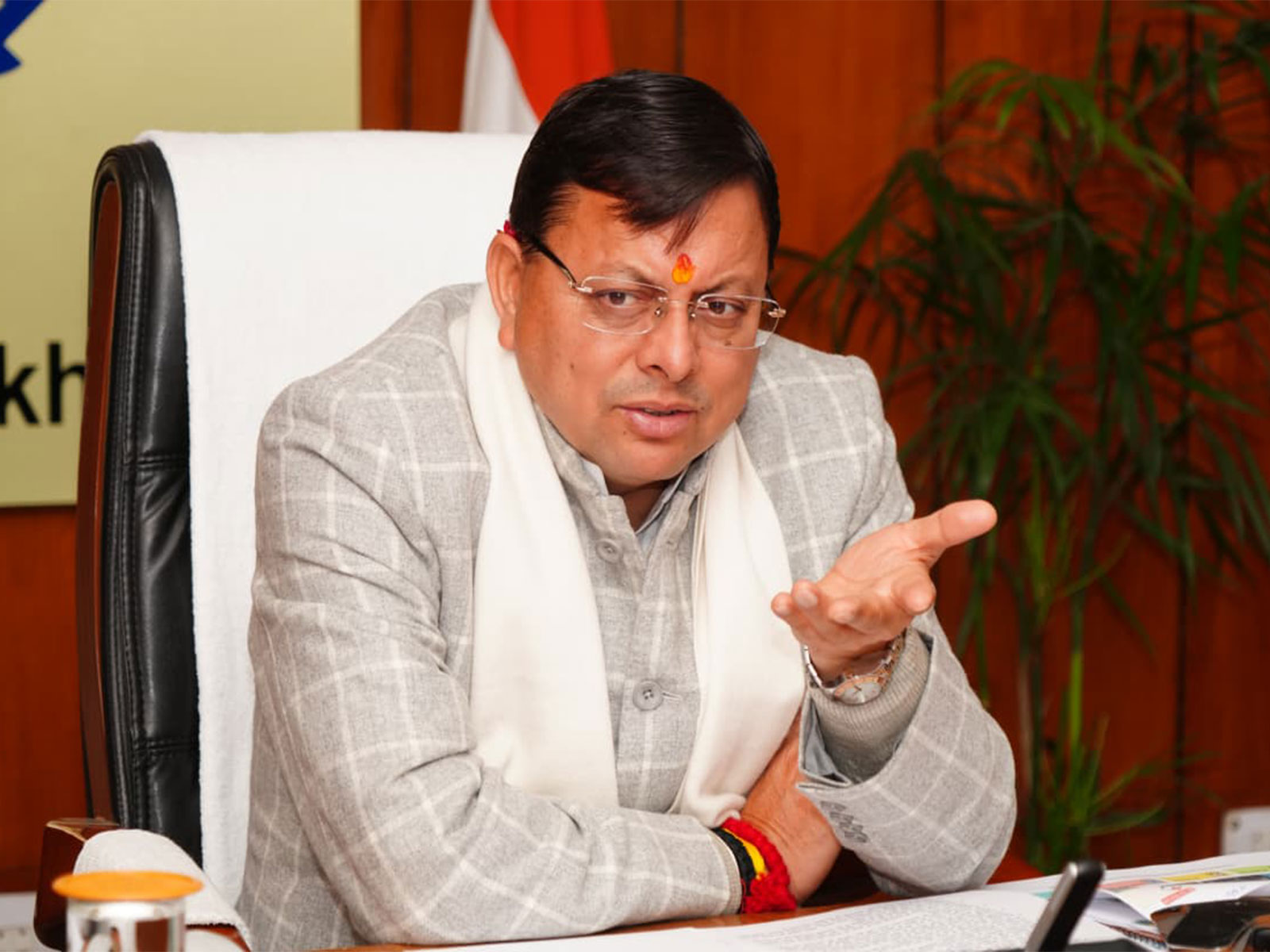 Uttarakhand CM Dhami launches digital training portal for workers (Photo/CMO)