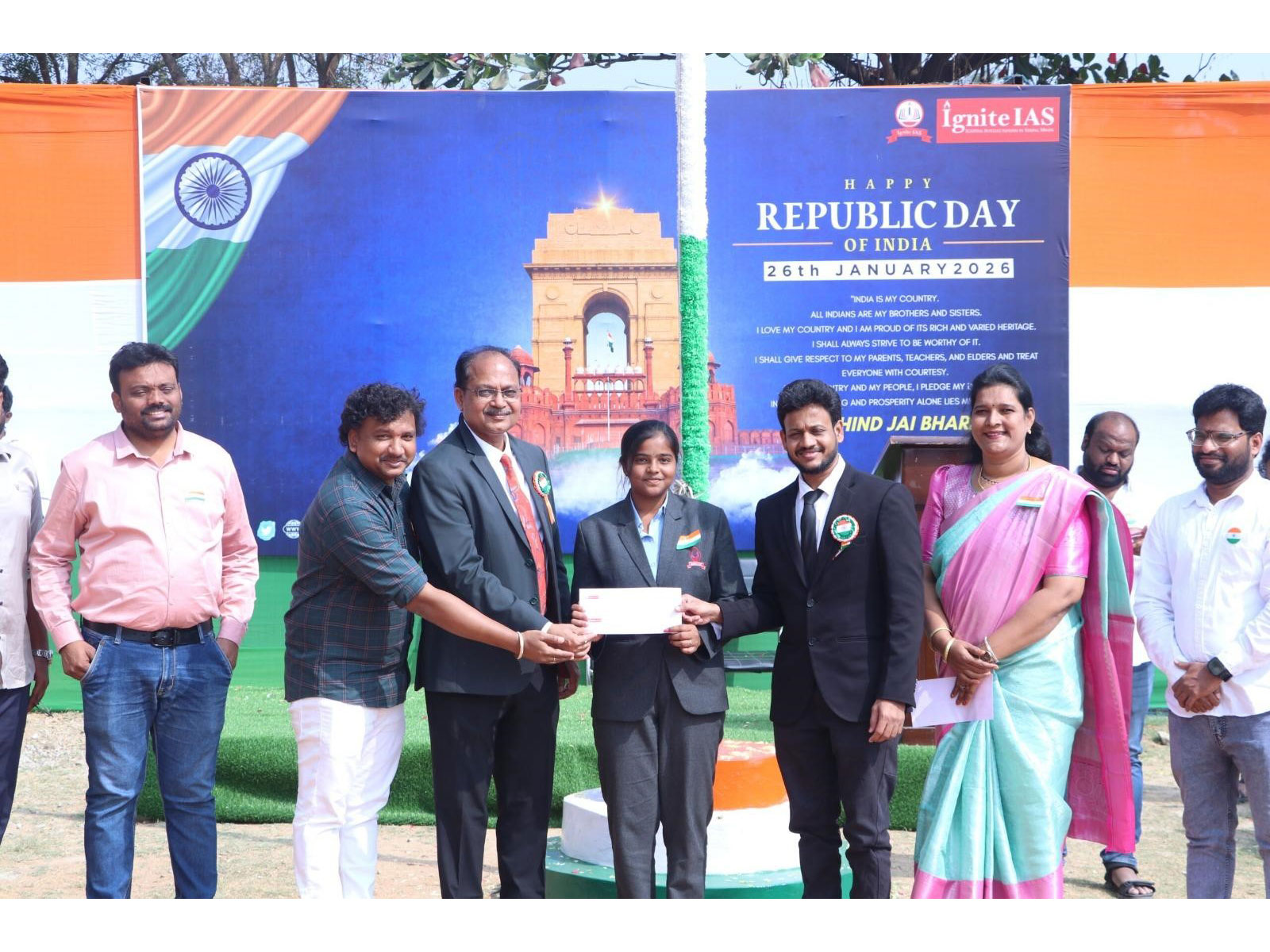 Ignite IAS Hyderabad Celebrates 77th Republic Day with Emphasis on Constitutional Values and Nation Building Ignite IAS Hyderabad Celebrates 77th Republic Day with Emphasis on Constitutional Values and Nation Building