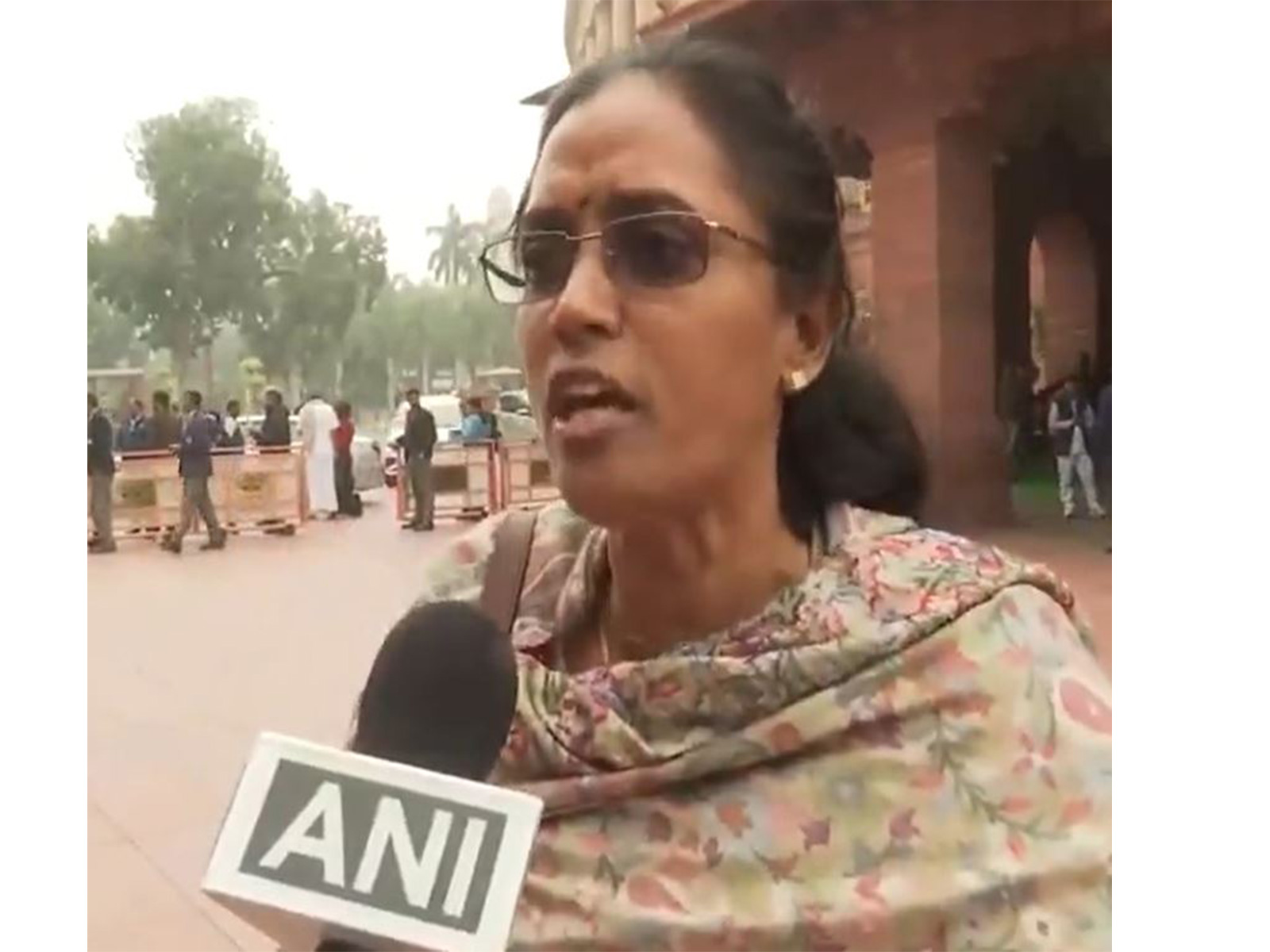 Congress MP Jothimani (Photo/ANI)