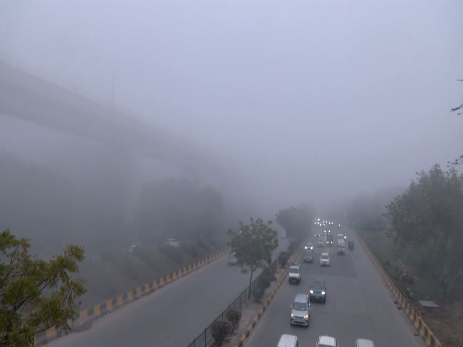 Visual from Dhaula Kuan (Photo/ANI)