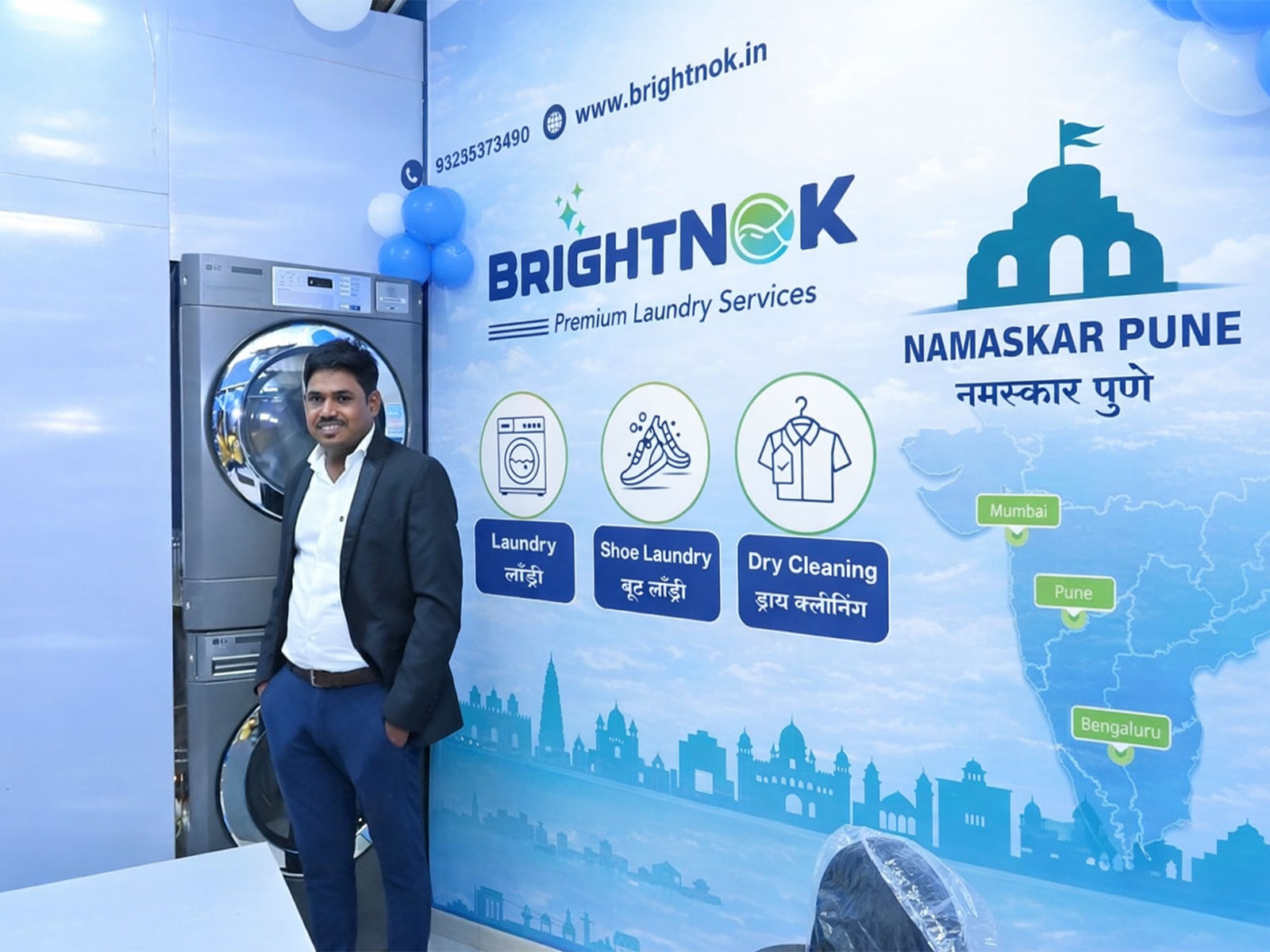 BrightNok Founder Ganesh Yadav’s Entrepreneurial Journey: From a Small Village to Metro Cities in India’s Growing Laundry Industry