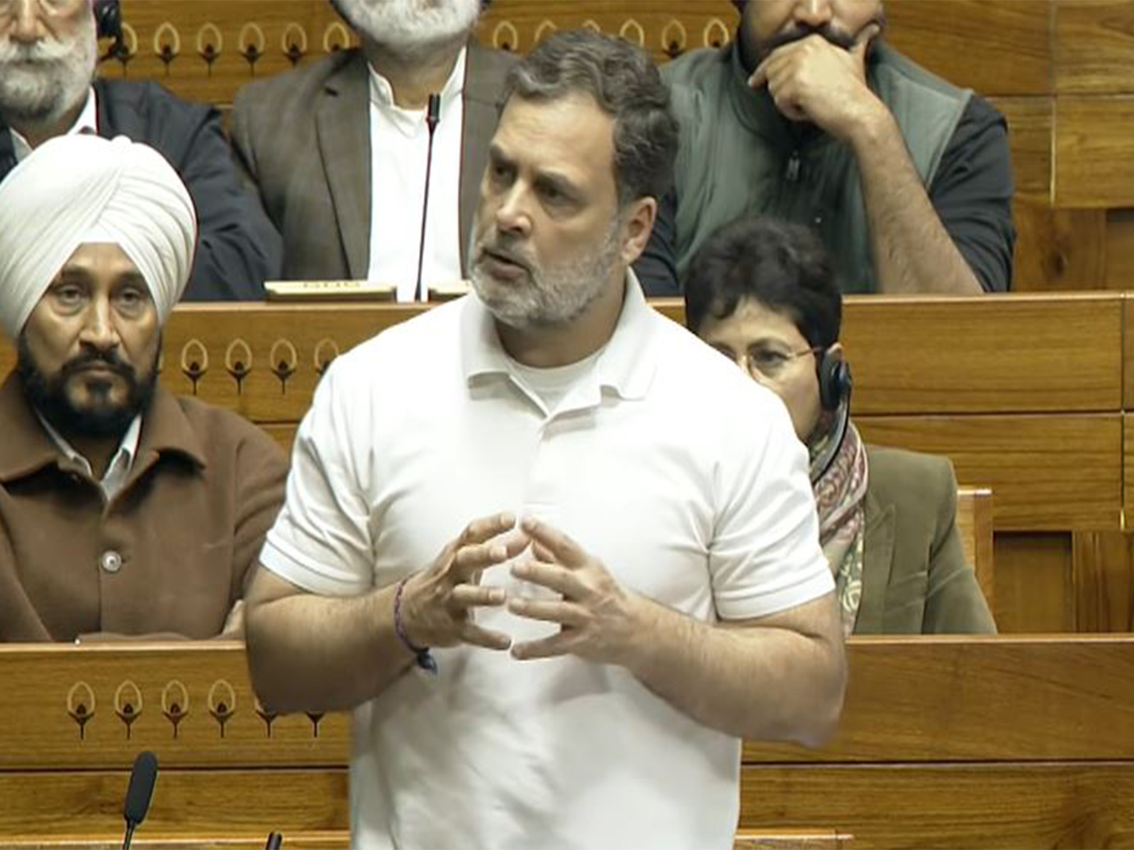 Lok Sabha LoP Rahul Gandhi (Photo/Sansad TV)