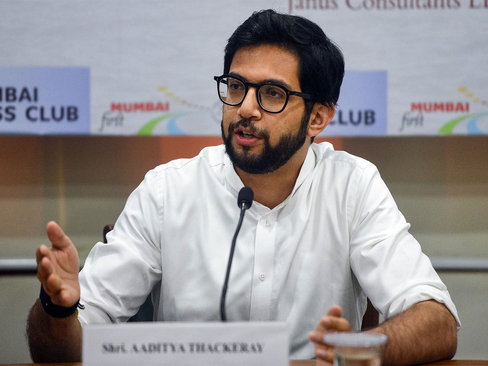 Shiv Sena (UBT) leader Aaditya Thackeray (File Photo/ANI)