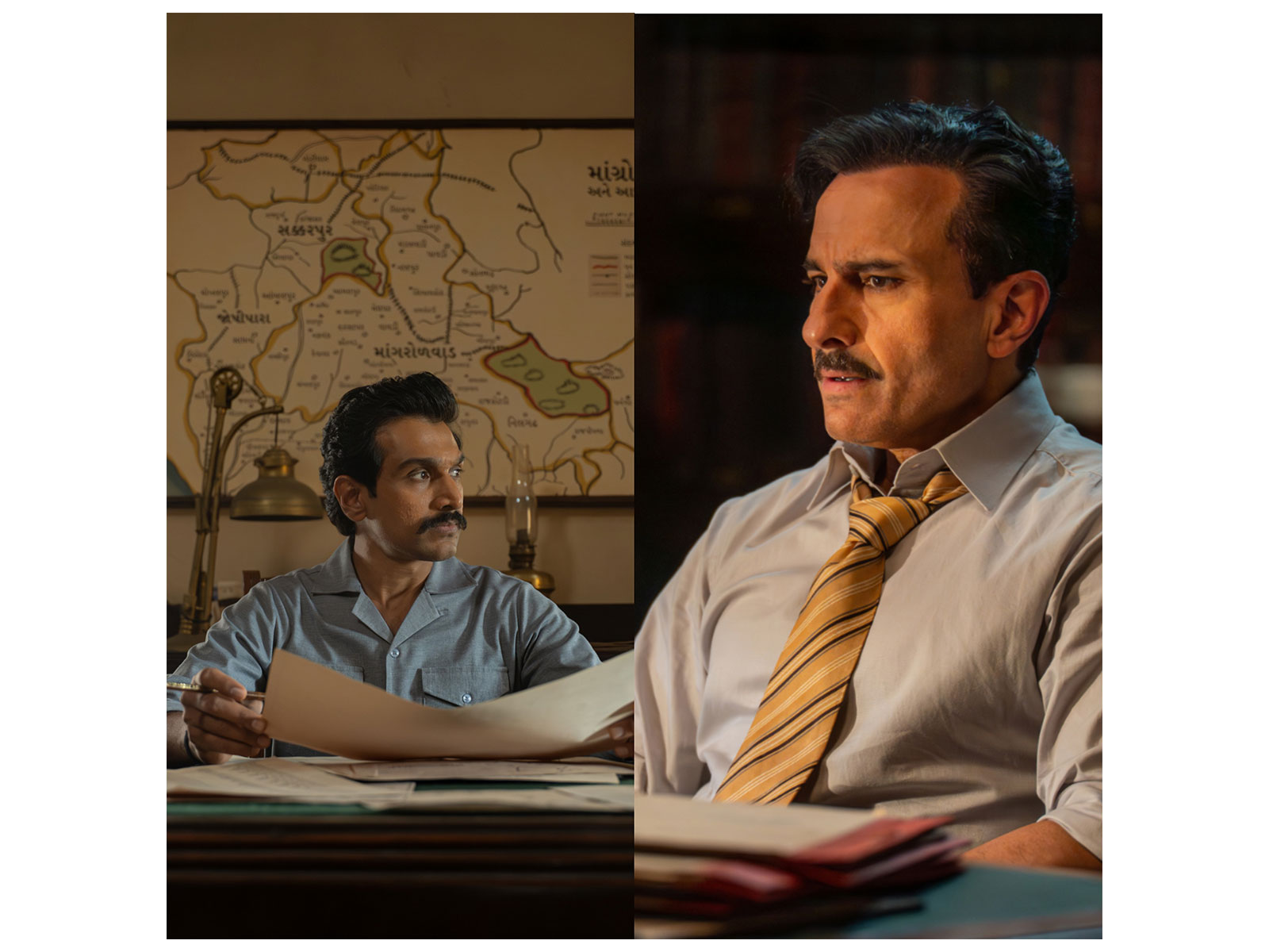 Pratik Gandhi and Saif Ali Khan (Photo/Netflix) Pratik Gandhi and Saif Ali Khan (Photo/Netflix)