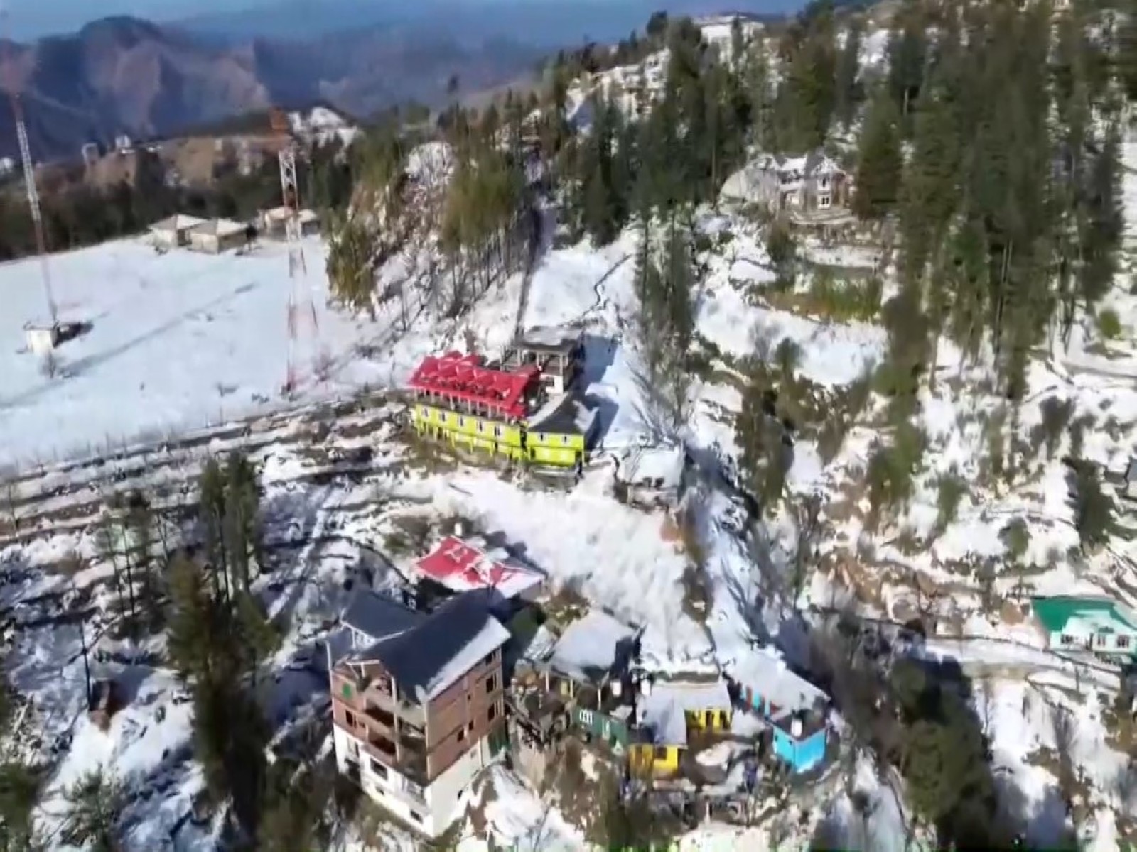 Parts of Shimla covered in snow (File photo/ANI)