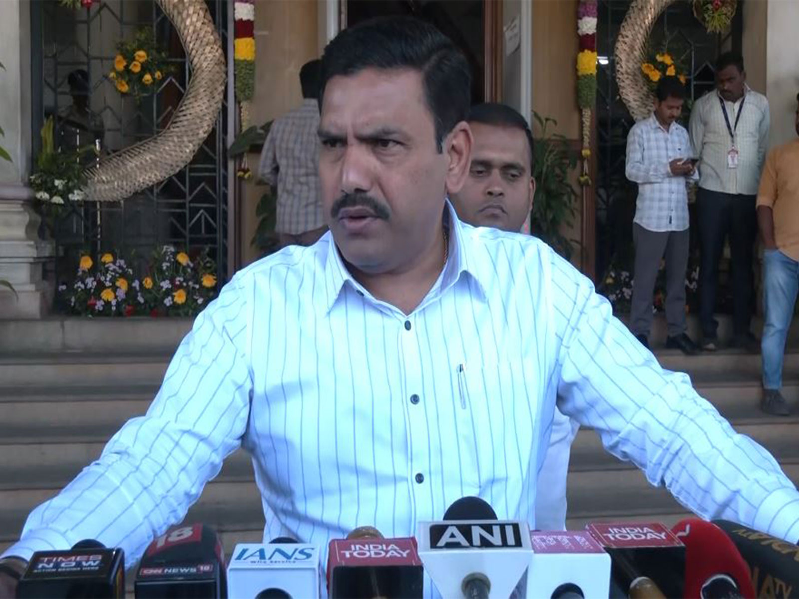 Karnataka BJP president BY Vijayendra (Photo/ANI)