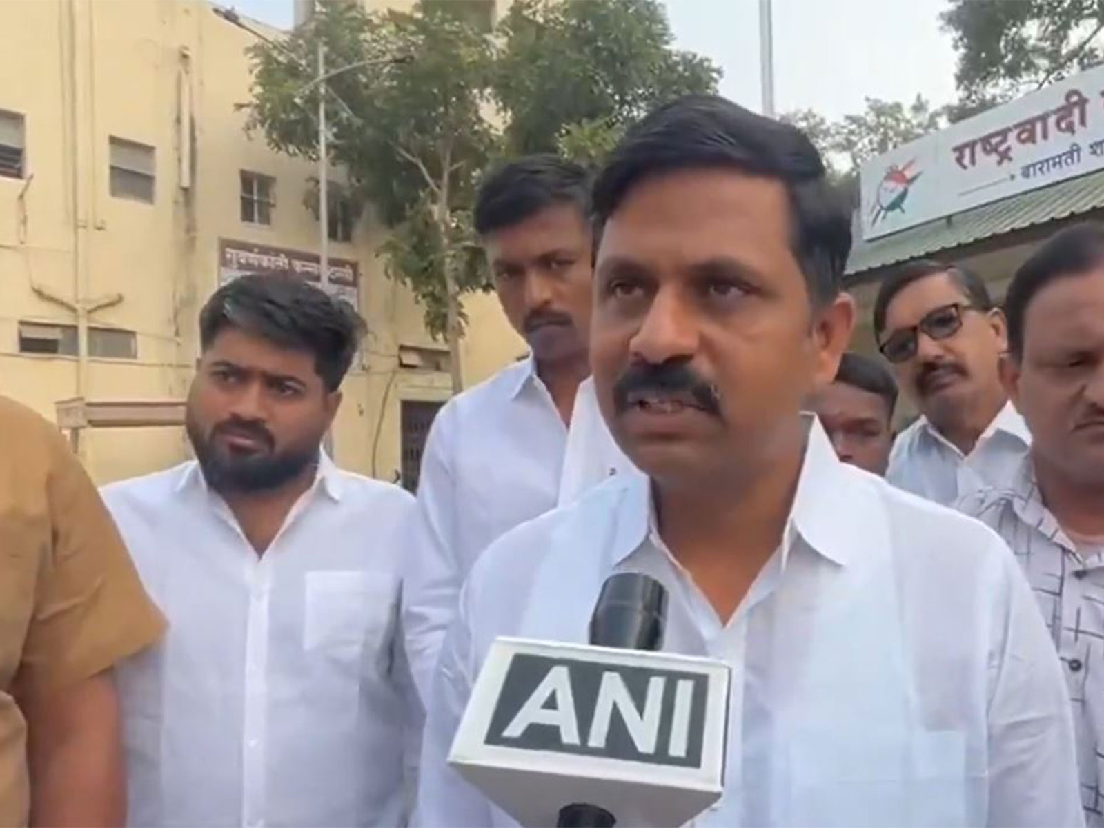 Ajit Pawar’s cousin and NCP leader Shreejit Pawar (Photo/ANI)