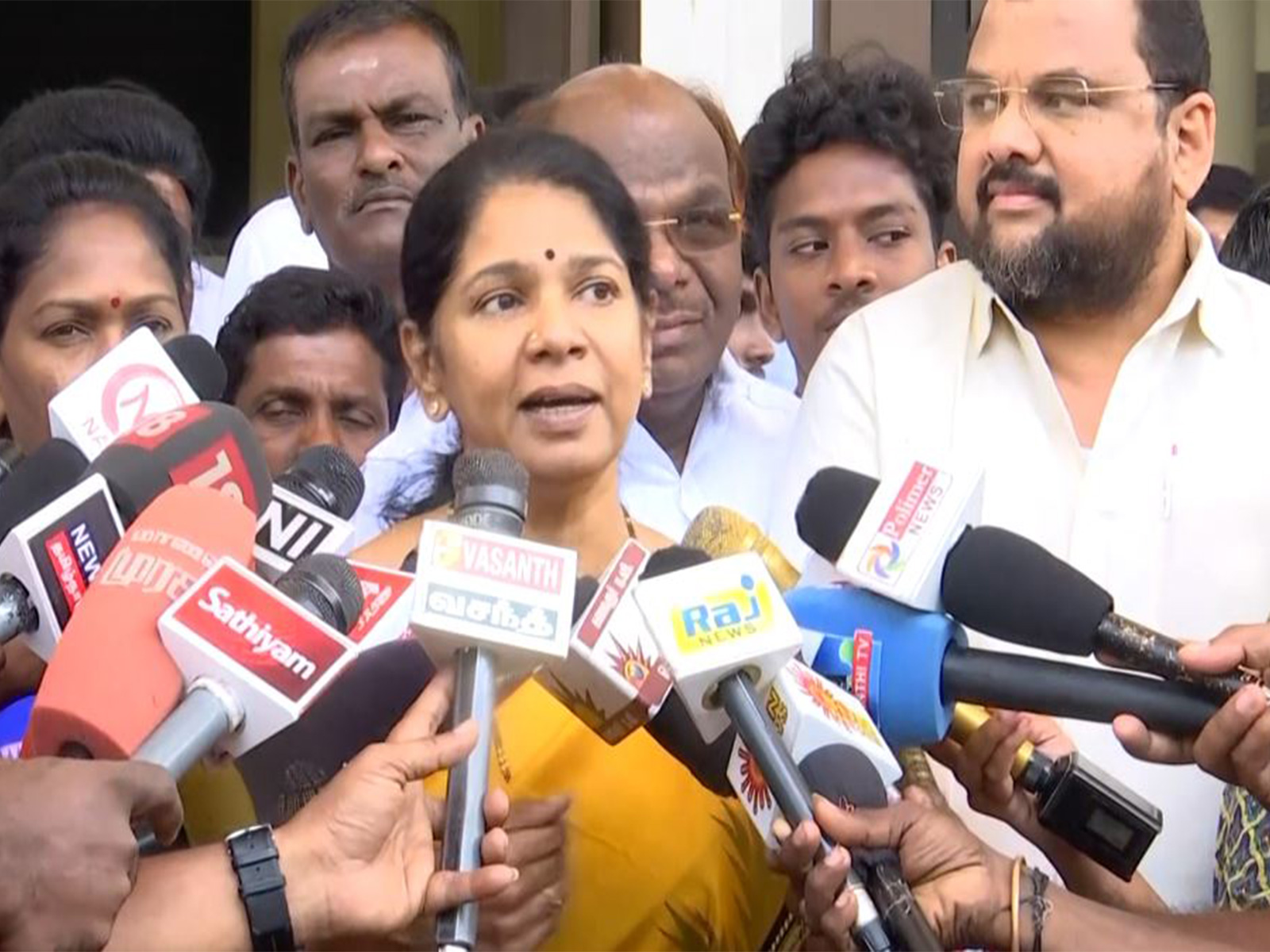 DMK Deputy General Secretary Kanimozhi (Photo/ANI)