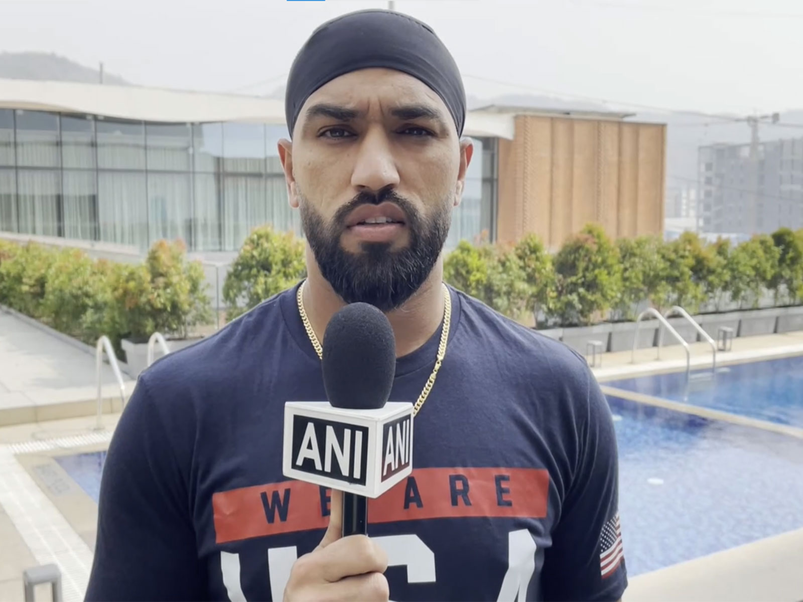 USA pacer Jasdeep Singh. (Photo/ANI)