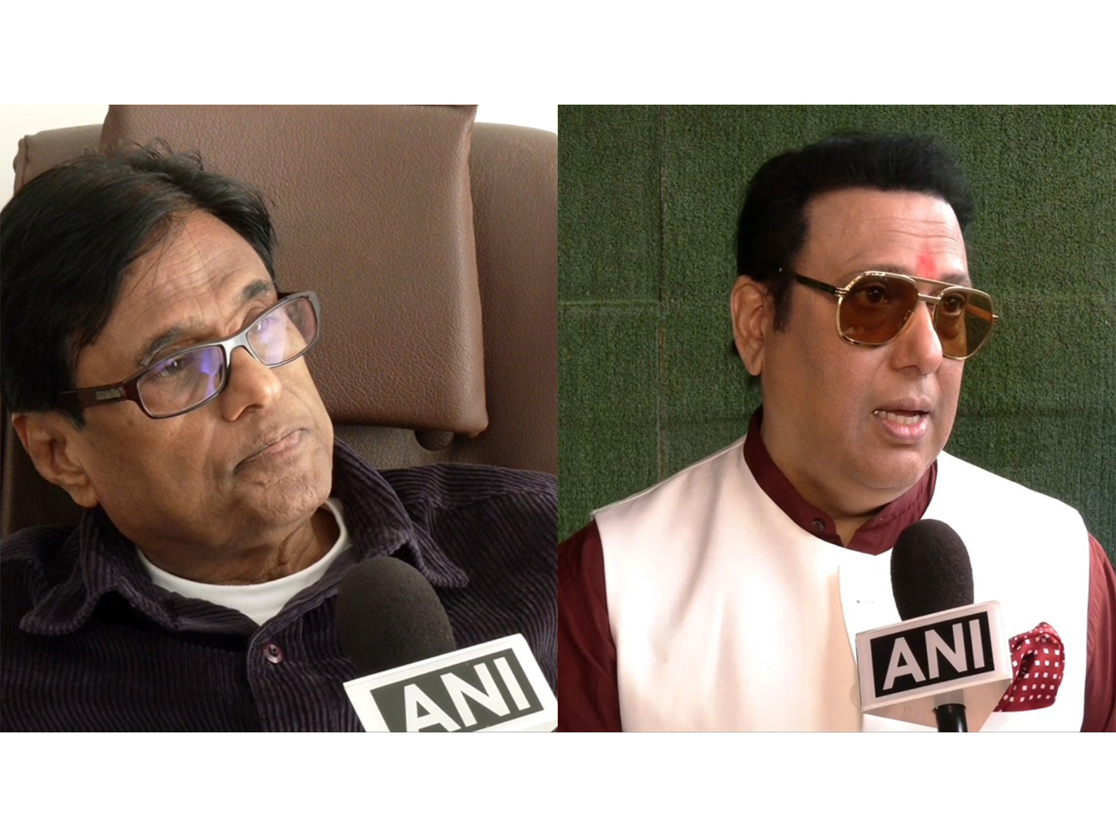 Govinda's manager (left) speaks on film offers, ongoing rumours (Photo/ANI)