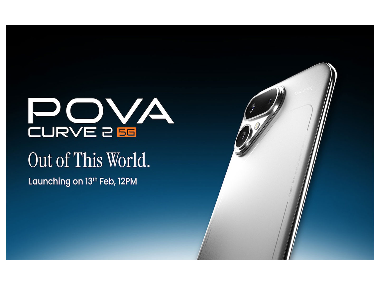 POVA Curve 2 delivers powerful performance and intelligent connectivity in a sleek, slim design.