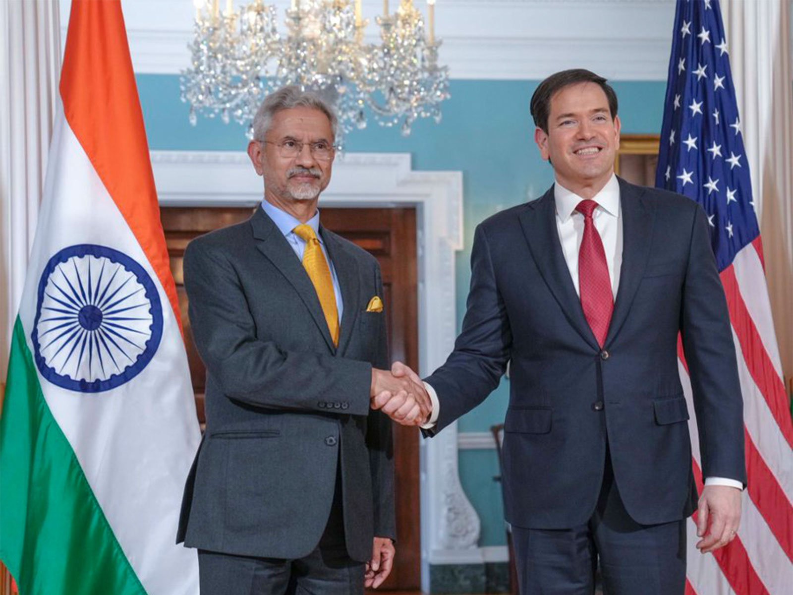 External Affairs Minister S Jaishankar and US Secretary of State Marco Rubio (Photo: X@USAmbIndia)