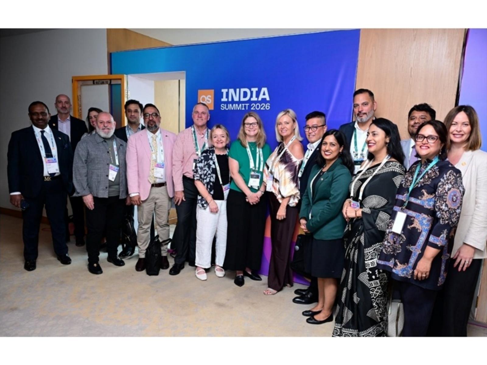 Australian Transnational Education delegation at the QS India Summit 2026 in Goa