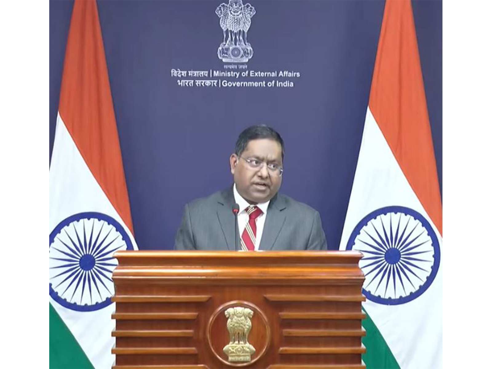 MEA Spokesperson Randhir Jaiswal (Photo/@MEAIndia)