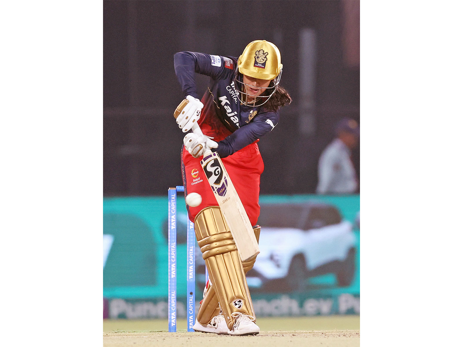 Smriti Mandhana batting during a WPL match (Photo: ANI)