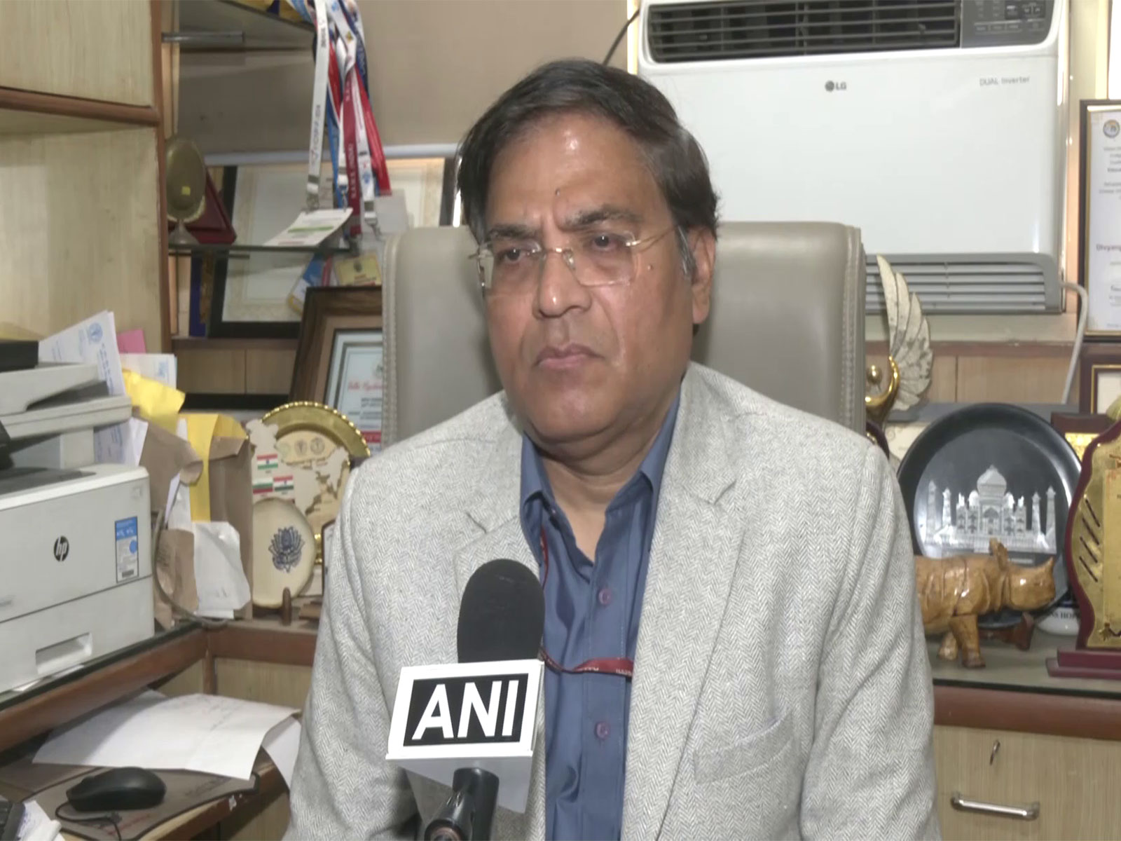 Professor of Psychiatry at AIIMS Delhi Dr Rajesh Sagar (Photo/ANI)