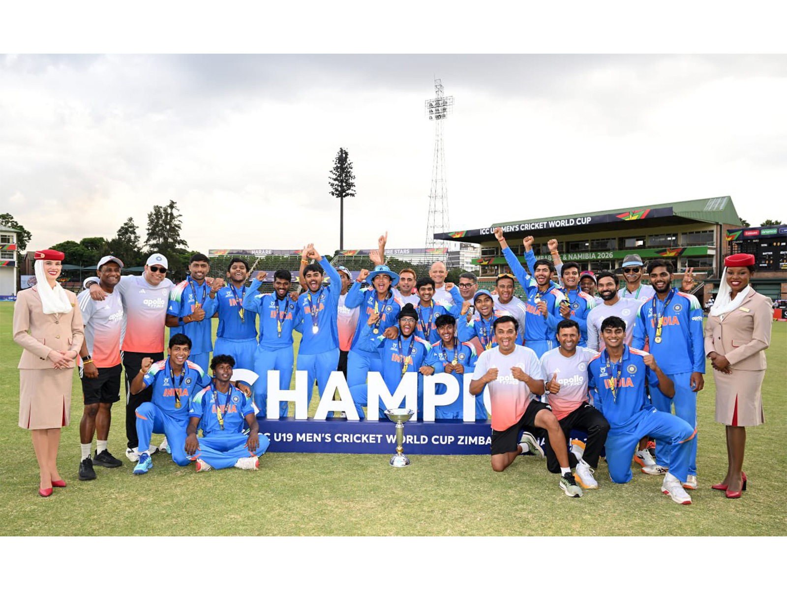 Team India. (Photo: @lonsaikia X)