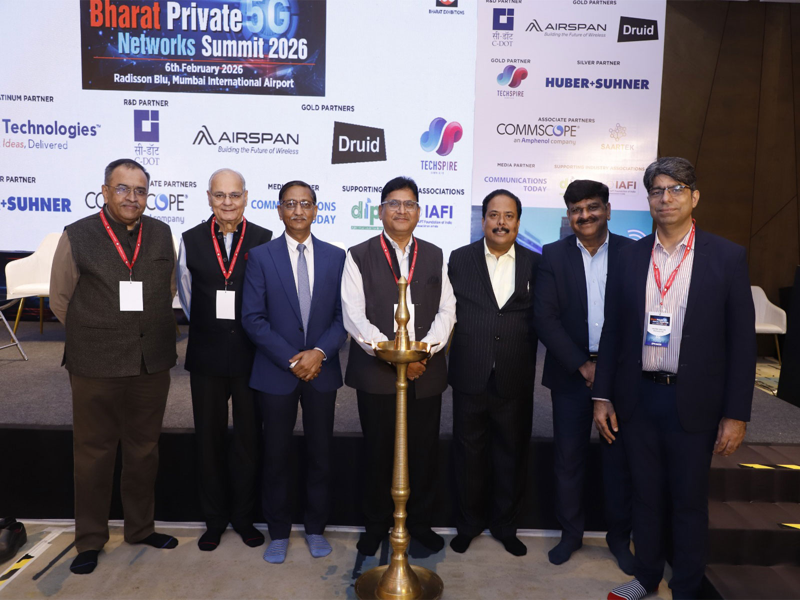 L to R: Sanjay Joglekar, Mumbai Port Authority, Anil Tandan, BIF, Sanjay Sharma, PowerTel, Anil N. Dhanorkar, BSNL, Shashi Dharan, BE, Gulshan Khurana, Voda Idea, Rajeev Saluja, Reliance Jio L to R: Sanjay Joglekar, Mumbai Port Authority, Anil Tandan, BIF, Sanjay Sharma, PowerTel, Anil N. Dhanorkar, BSNL, Shashi Dharan, BE, Gulshan Khurana, Voda Idea, Rajeev Saluja, Reliance Jio