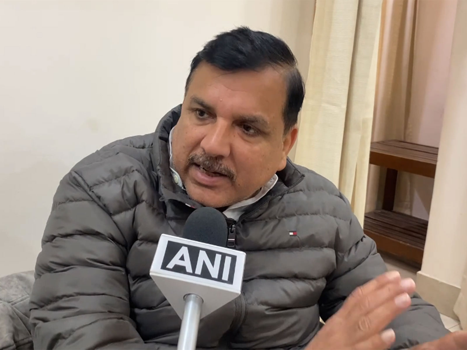 AAP Rajya Sabha MP Sanjay Singh (Photo/ANI)