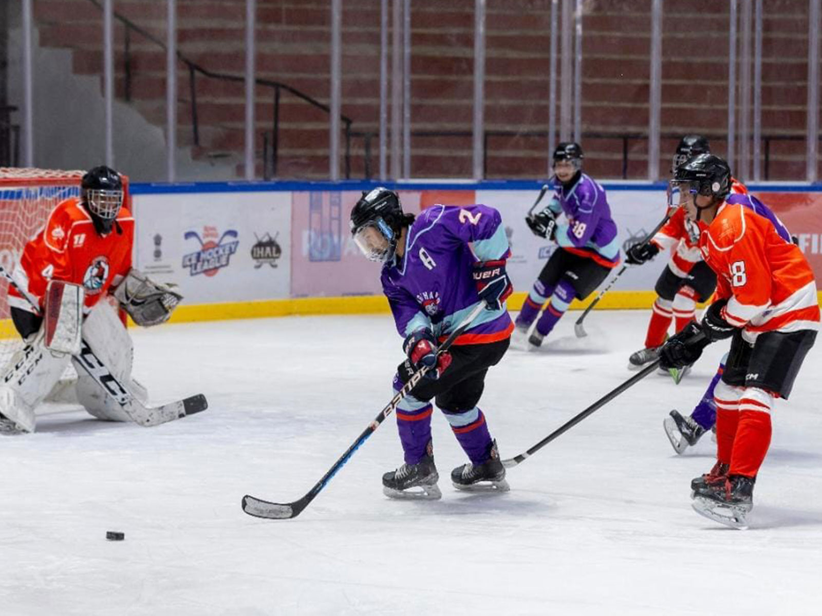 A visual from the match. (Photo: Ice Hockey League)