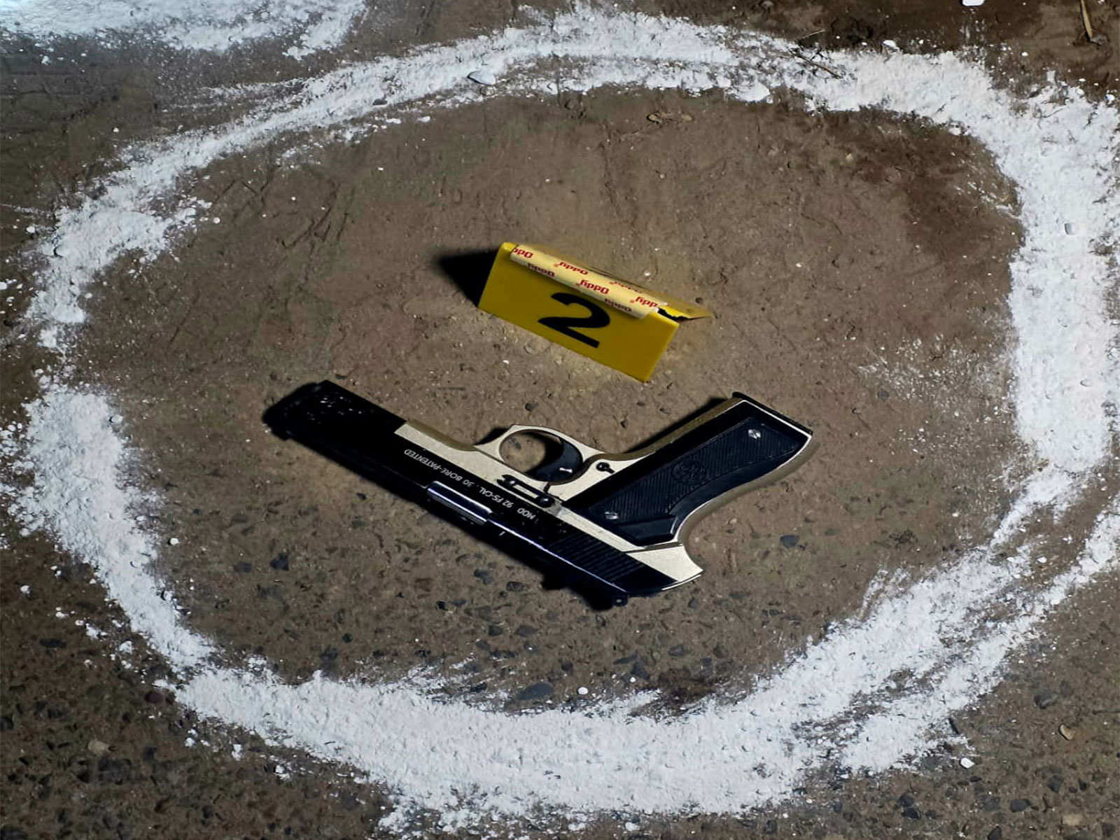 The recovered pistol (Photo/Information and Public Relations Department, Punjab)