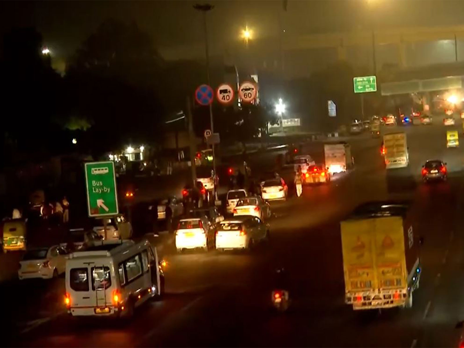 Visual from Dhaula Kuan in New Delhi (Photo/ANI)