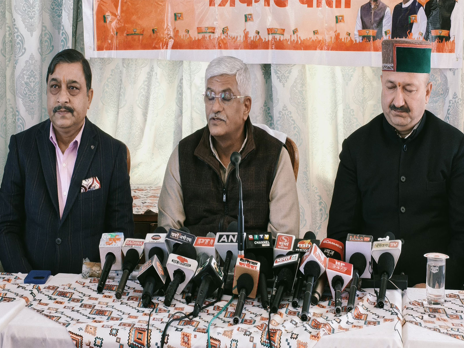 Union Culture and Tourism Minister Gajendra Singh speaks on Union Budget. (Photo/ANI)