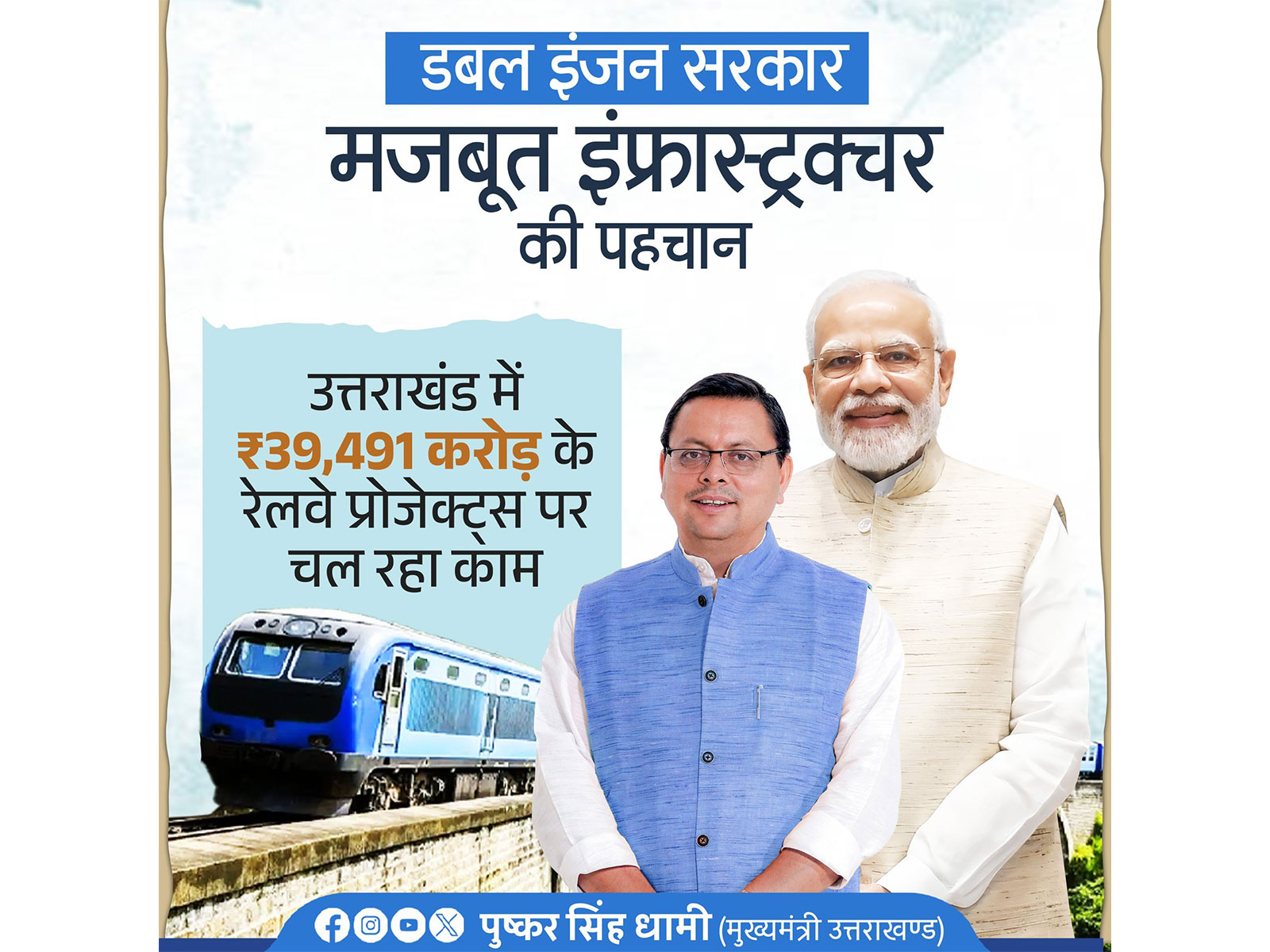 Uttarakhand CM Pushkar Singh Dhami (Photo/ANI X @pushkardhami)